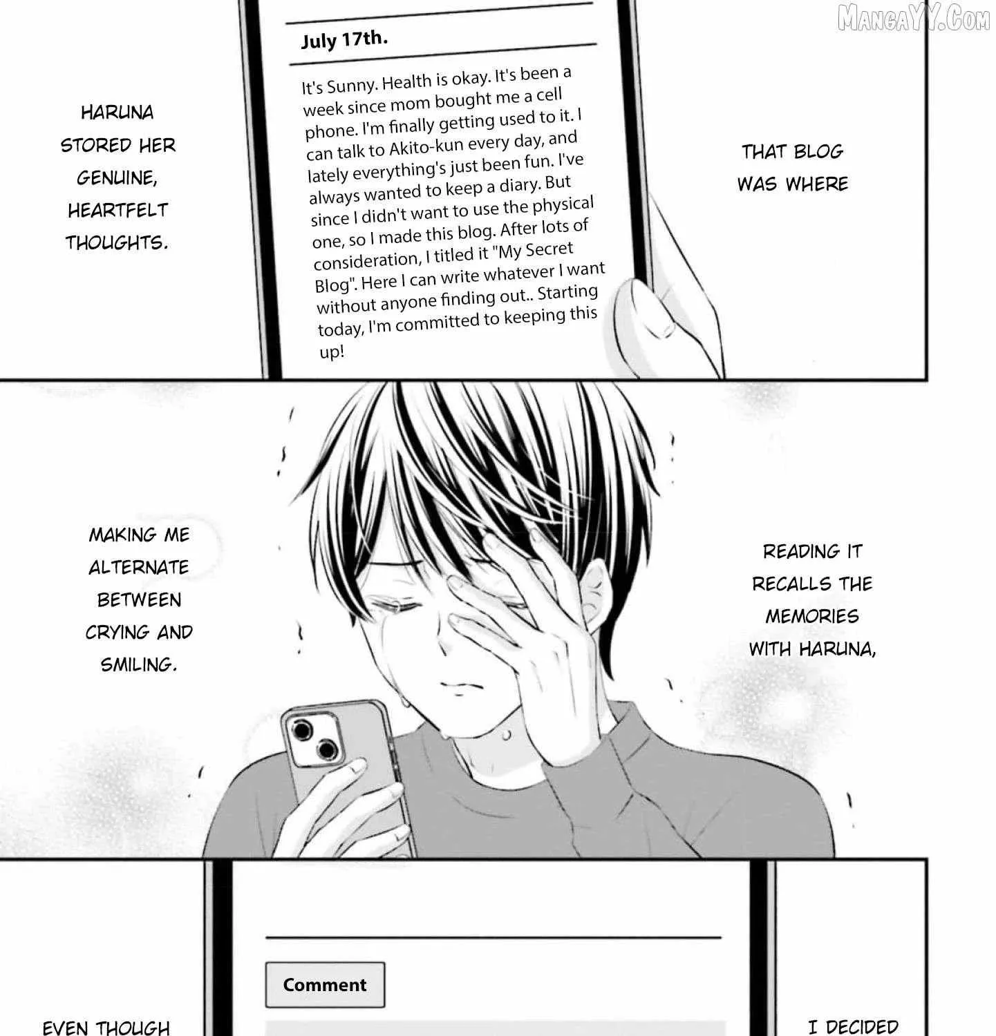 Yomei Ichinen to Senkokusareta Boku ga, Yomei Hantoshi no Kimi to Deatta Hanashi