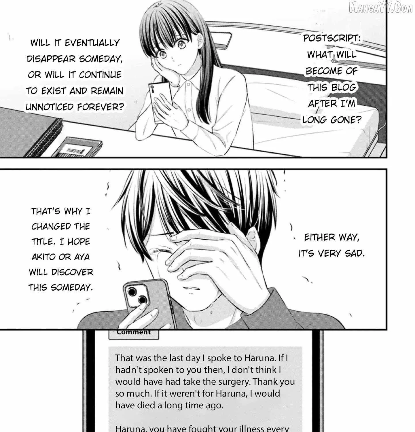 Yomei Ichinen to Senkokusareta Boku ga, Yomei Hantoshi no Kimi to Deatta Hanashi