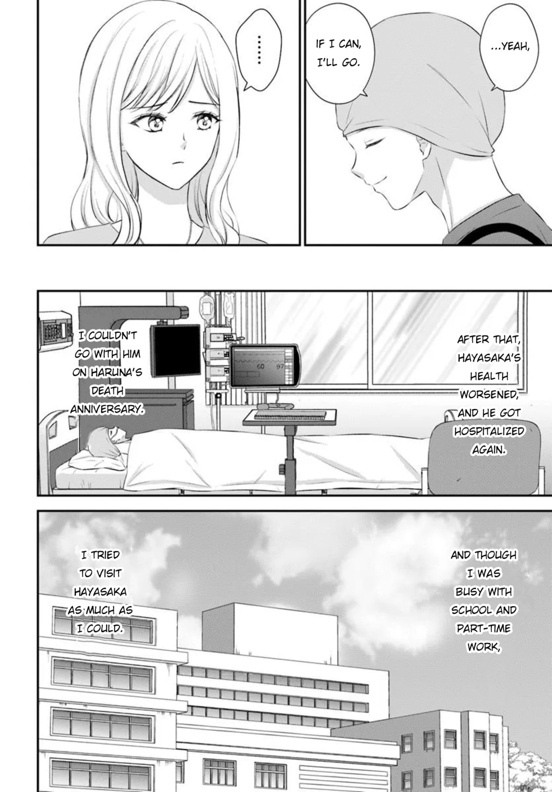 Yomei Ichinen to Senkokusareta Boku ga, Yomei Hantoshi no Kimi to Deatta Hanashi