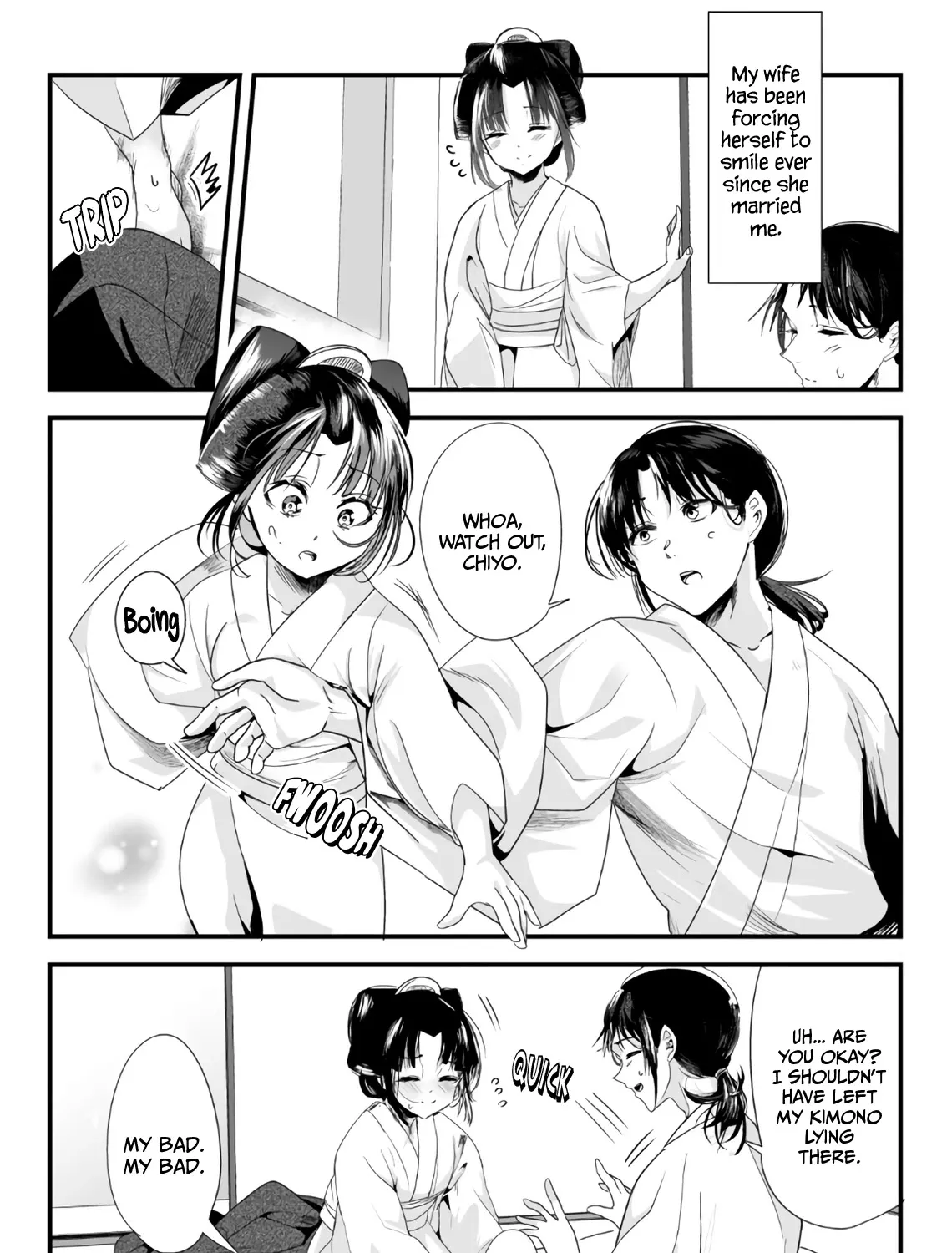 My New Wife Is Forcing Herself to Smile