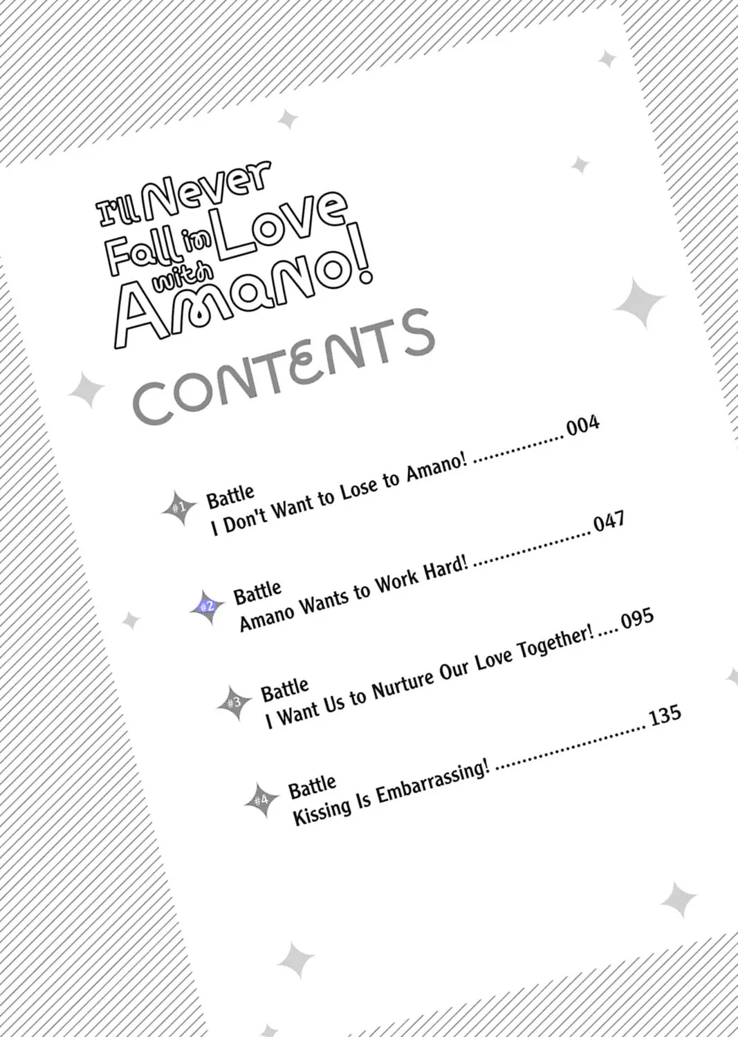 I'll Never Fall in Love With Amano!