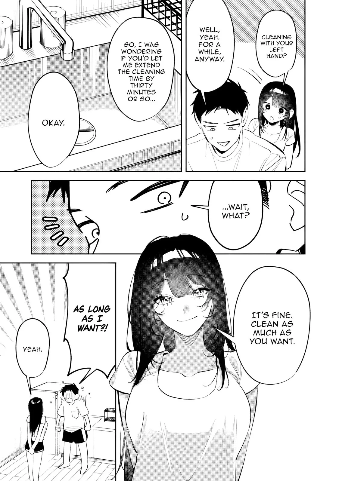 Living together with the queen from my high school days who was arrogant, surprisingly isn't that uncomfortable — Chapter 31 — Page 13