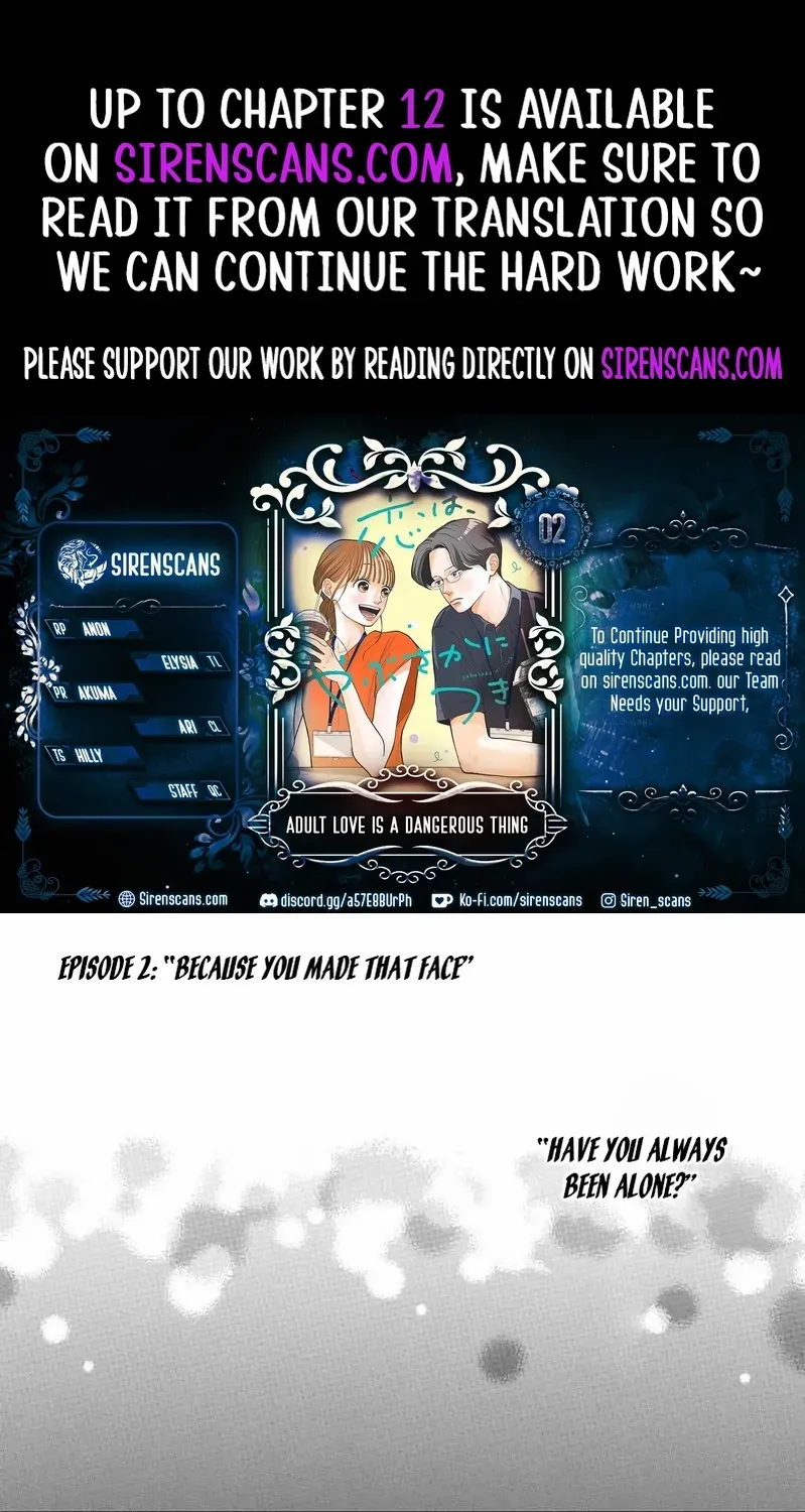 Adult love is a dangerous thing