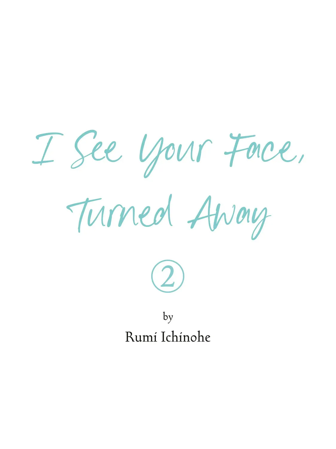 I See Your Face, Turned Away