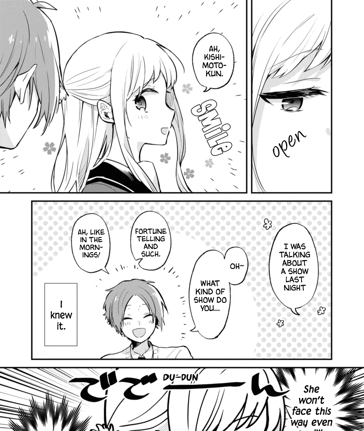 I Can Only See Your Side Profile