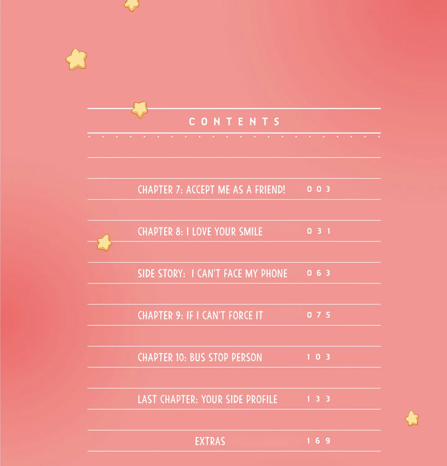 I Can Only See Your Side Profile