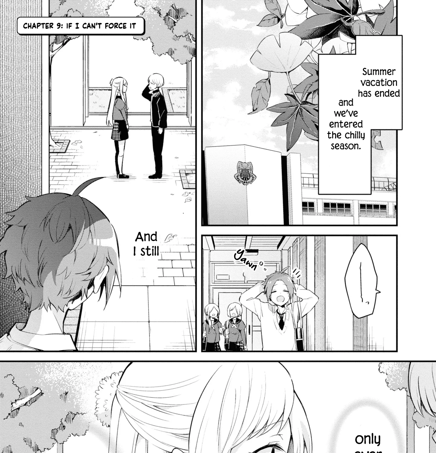 I Can Only See Your Side Profile