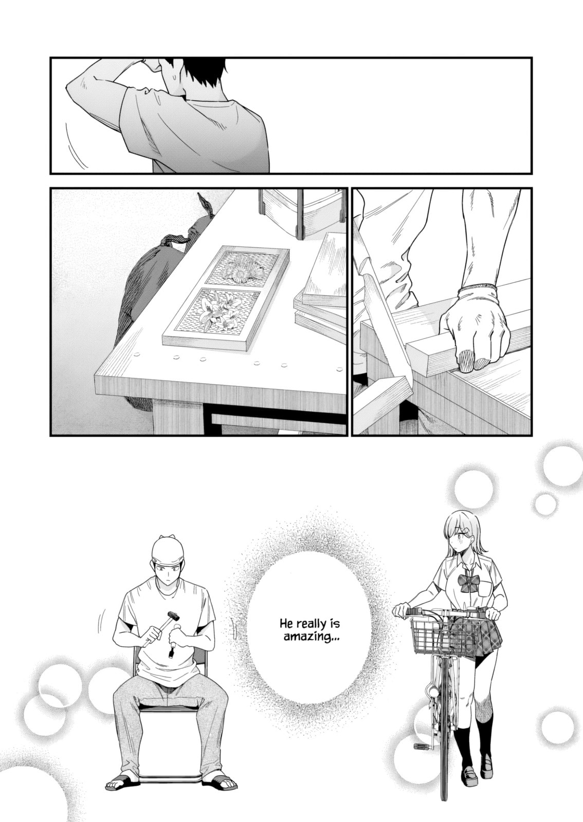 When I Repaired a Gal's Bicycle, She Became Attached to Me