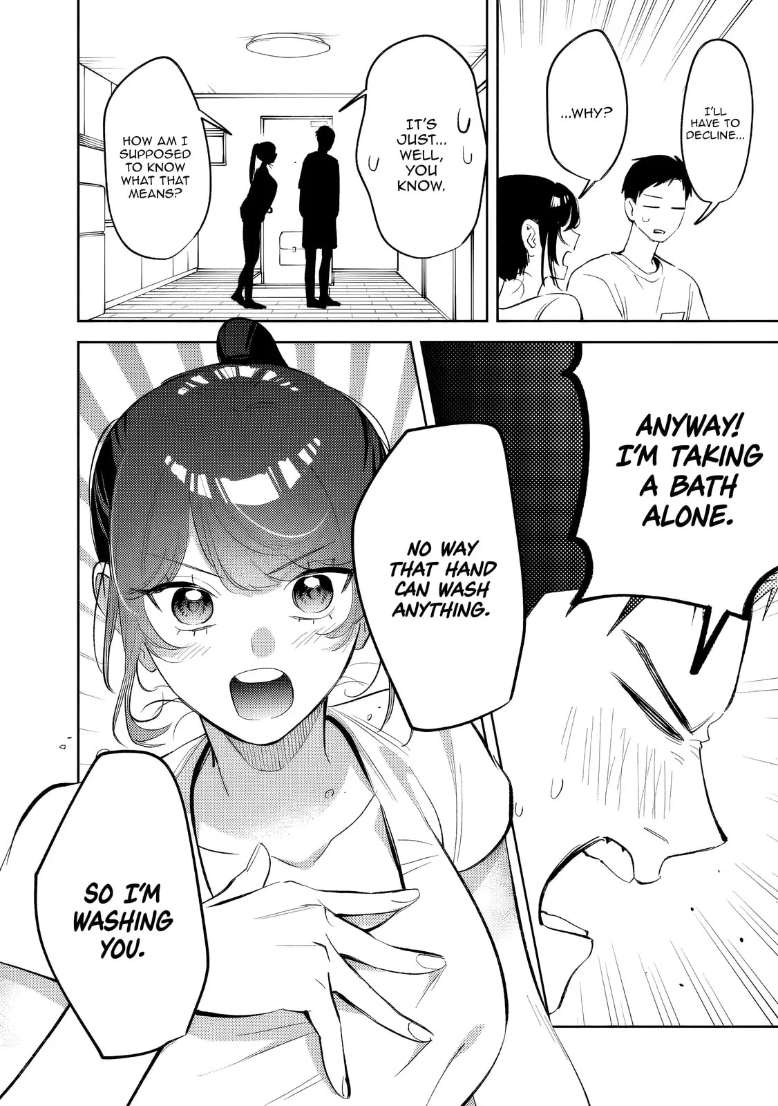Living together with the queen from my high school days who was arrogant, surprisingly isn't that uncomfortable — Chapter 32 — Page 8