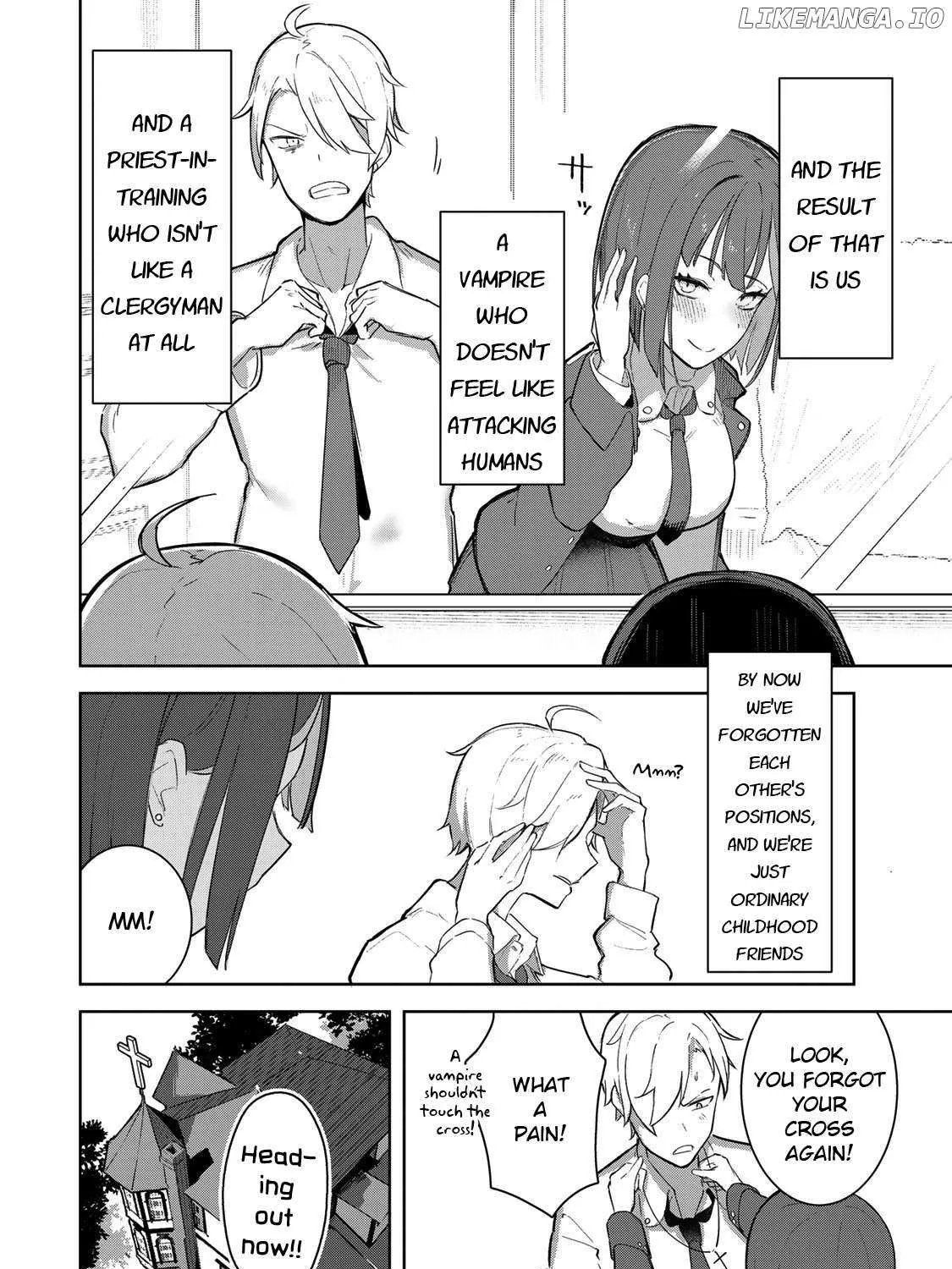 Vampire-san Wants Her (Man's) Blood Taken