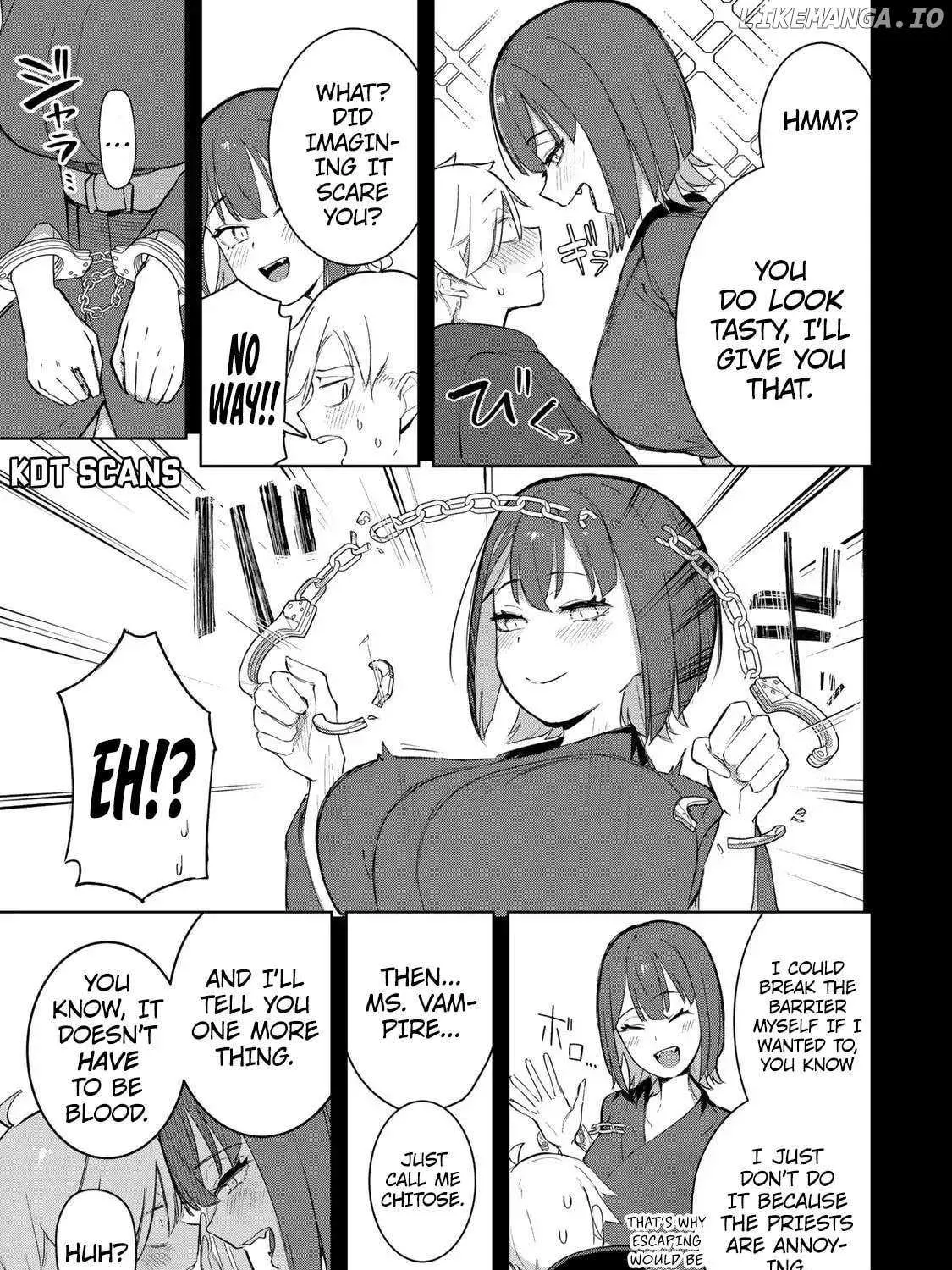 Vampire-san Wants Her (Man's) Blood Taken
