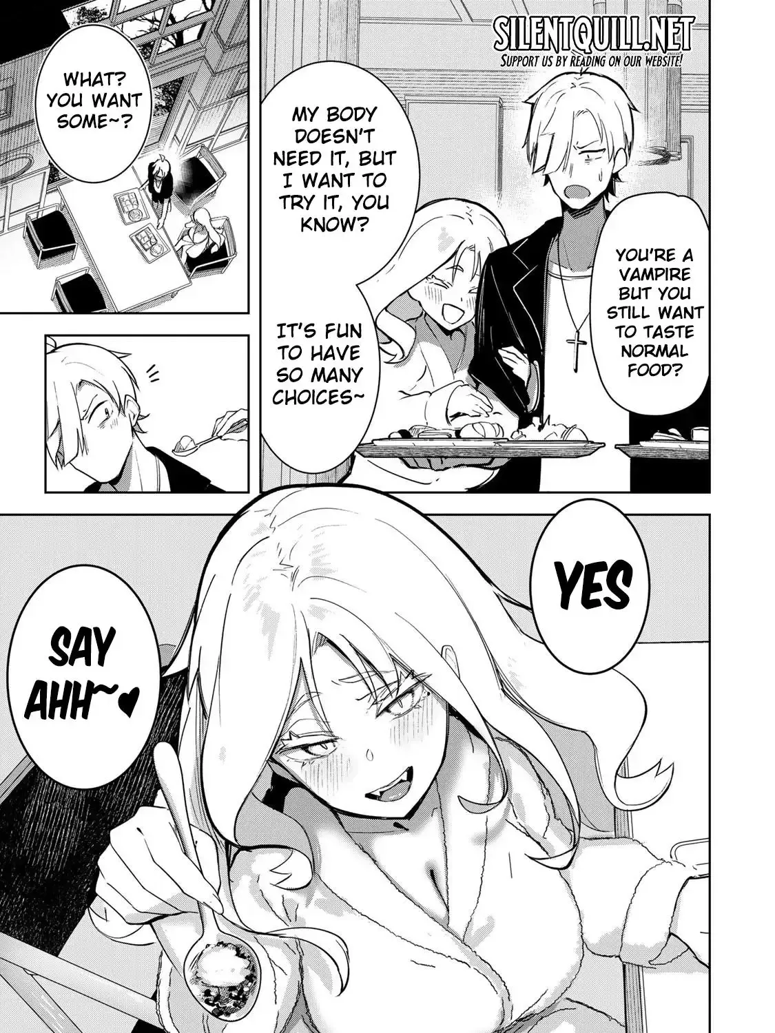 Vampire-san Wants Her (Man's) Blood Taken