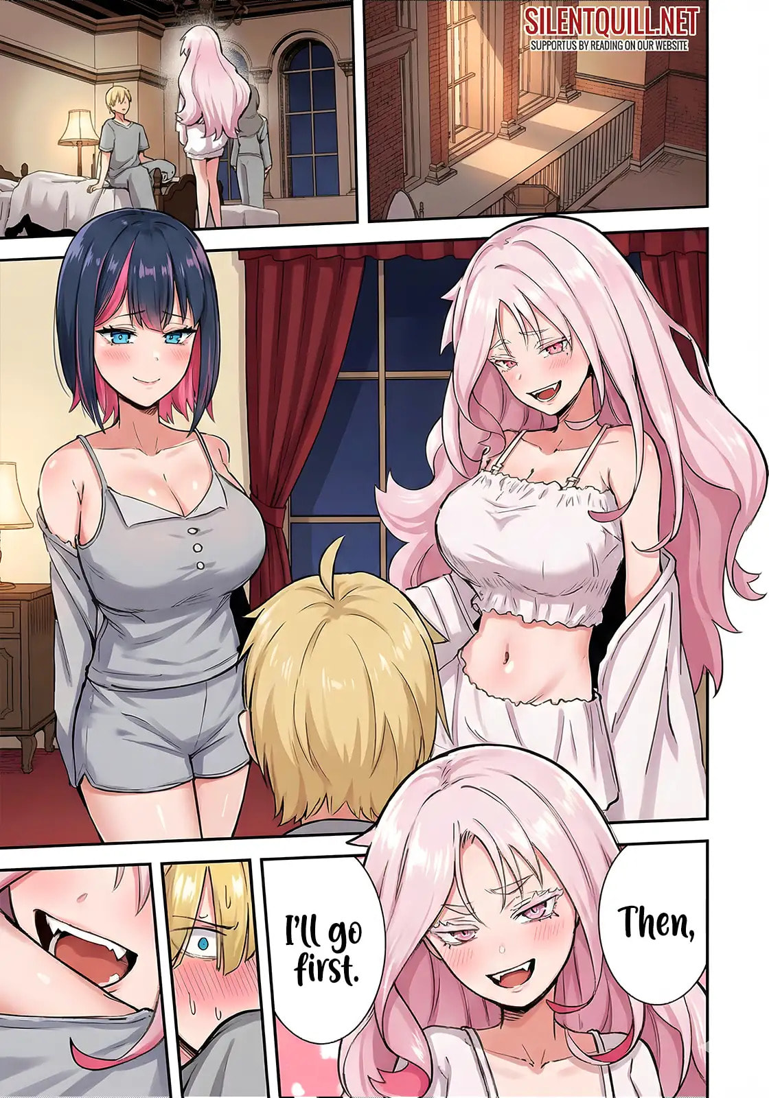 Vampire-san Wants Her (Man's) Blood Taken