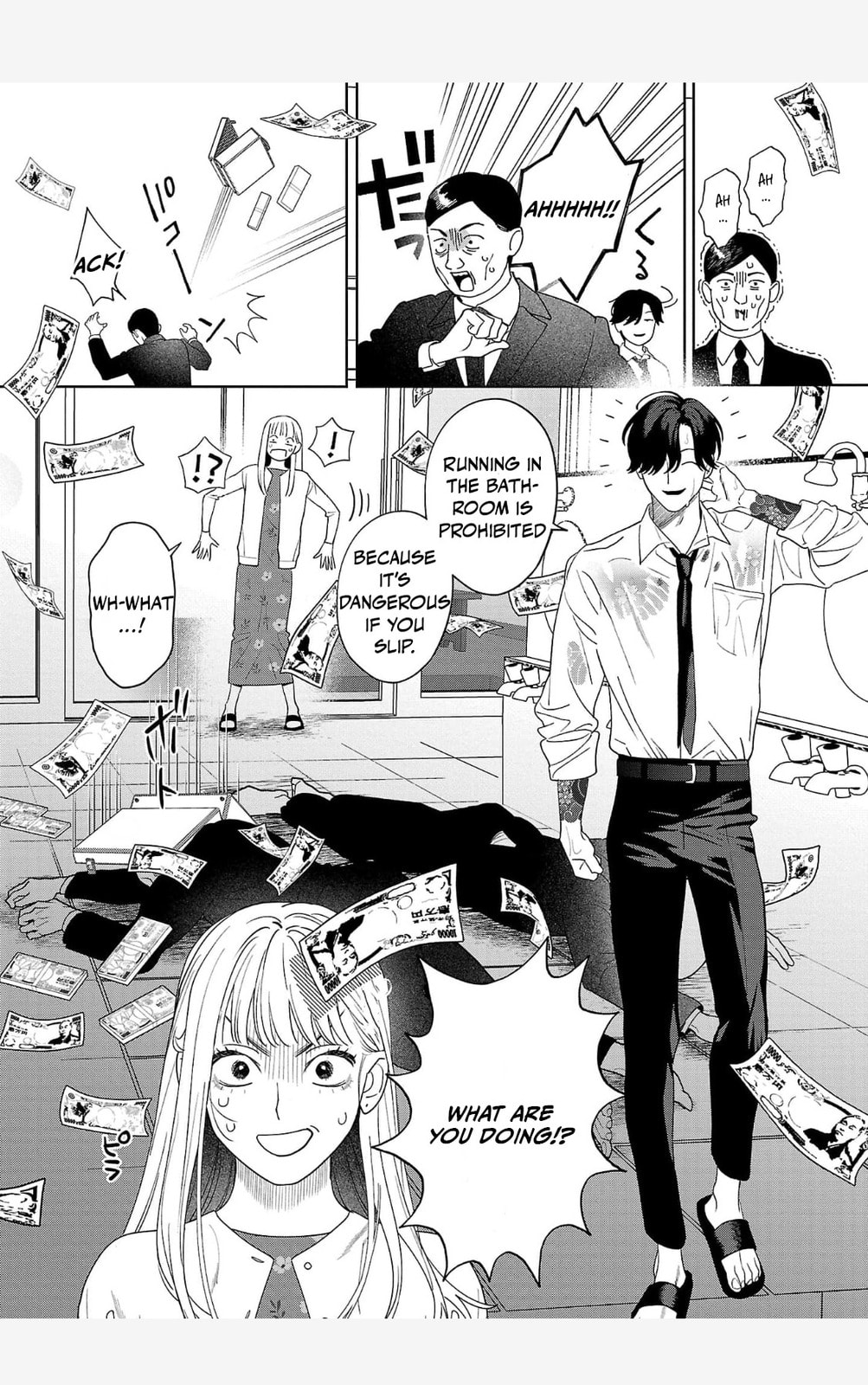 The Yakuza are Making Me Work at a Bathhouse