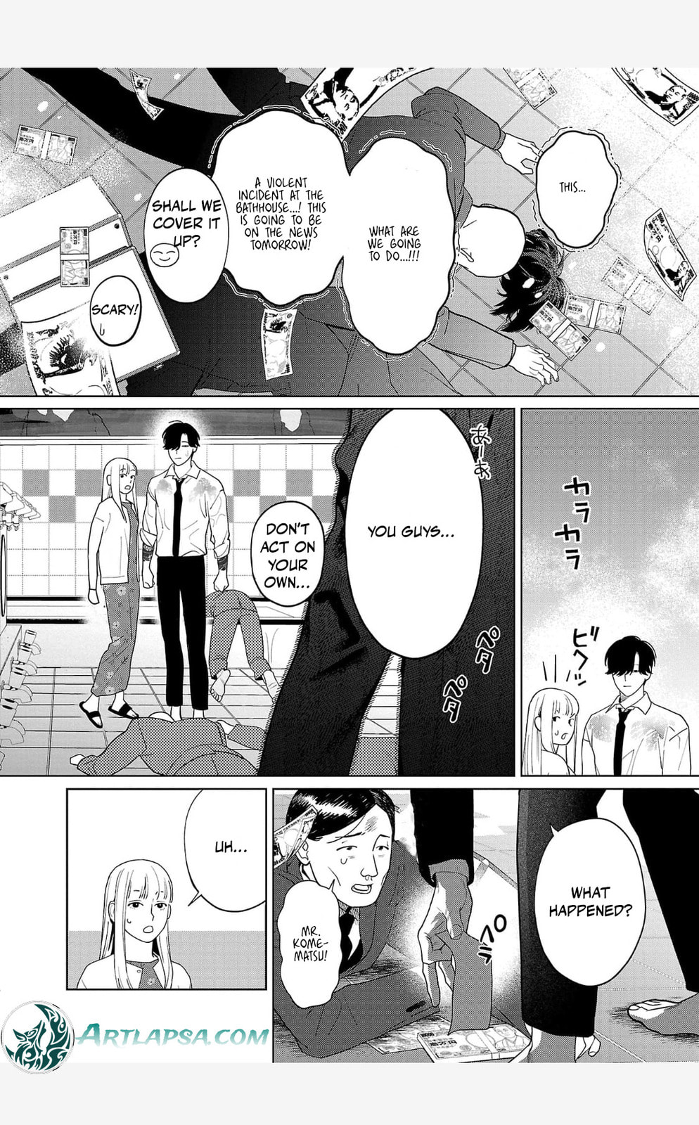 The Yakuza are Making Me Work at a Bathhouse