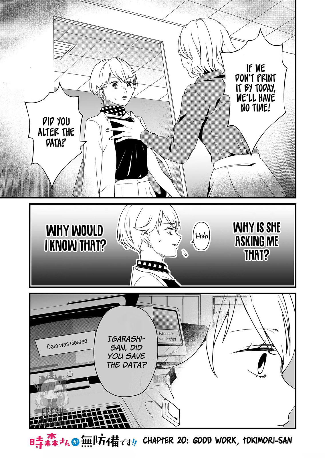 Tokimori-san Is Completely Defenseless!!