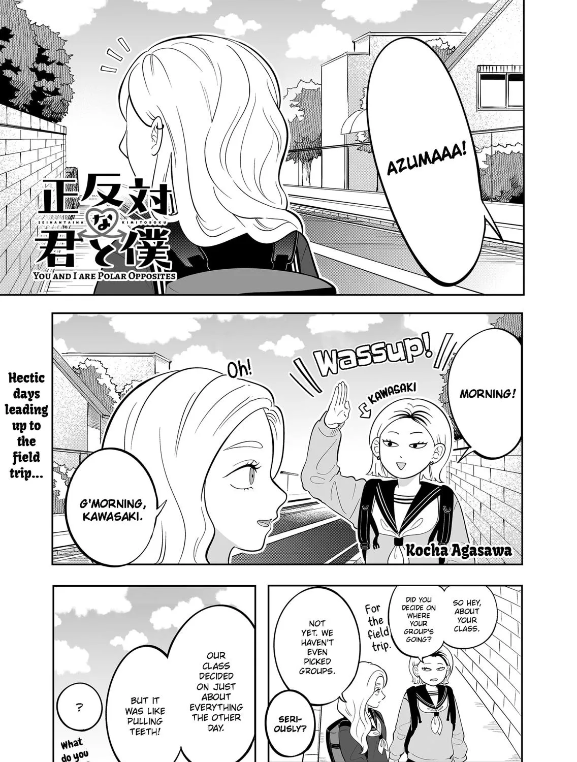 You and I Are Polar Opposites