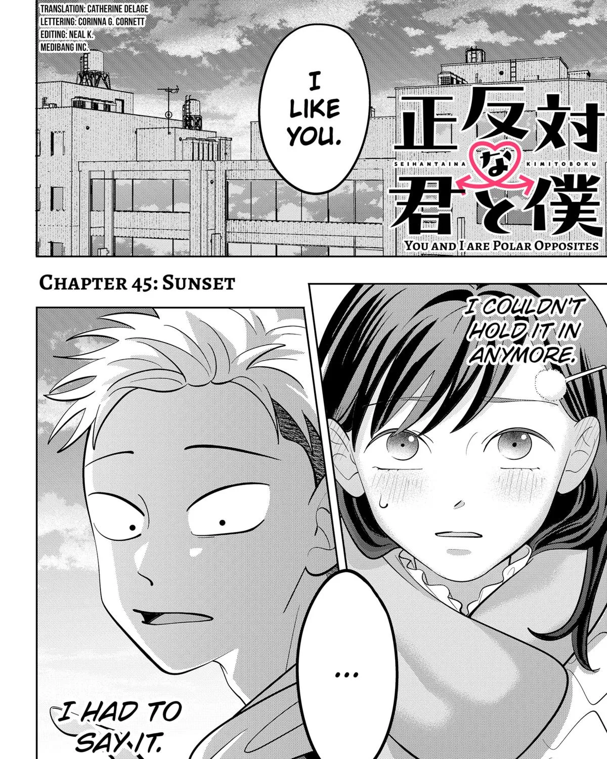 You and I Are Polar Opposites