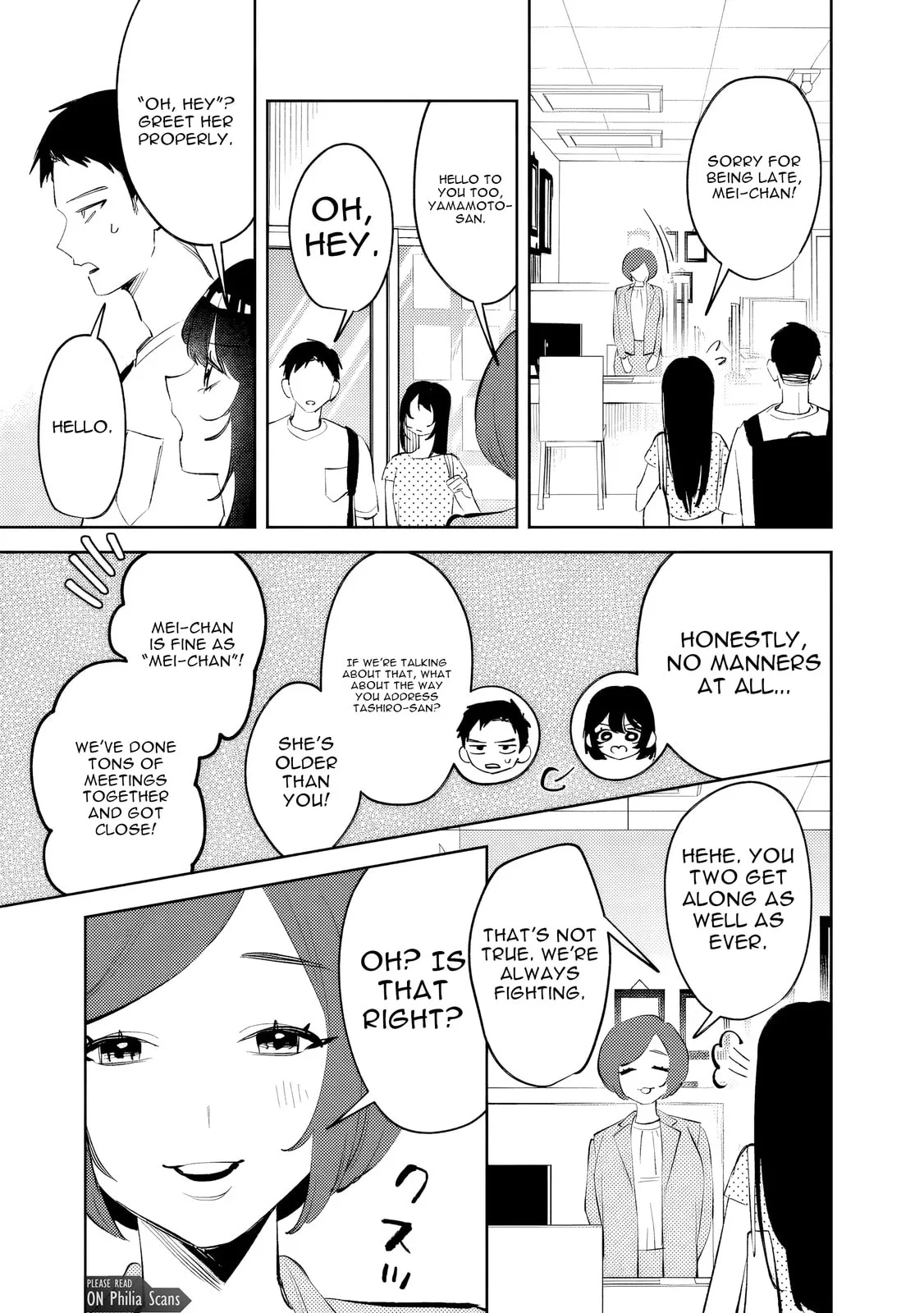 Living together with the queen from my high school days who was arrogant, surprisingly isn't that uncomfortable — Chapter 35 — Page 15