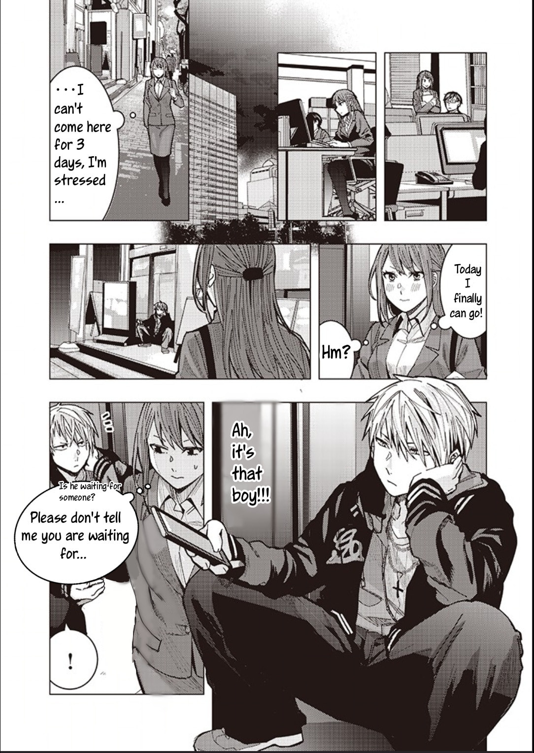 A Story About an Office Lady Who Ends Up Looking After a Clingy Delinquent High School Boy She Met at an Arcade