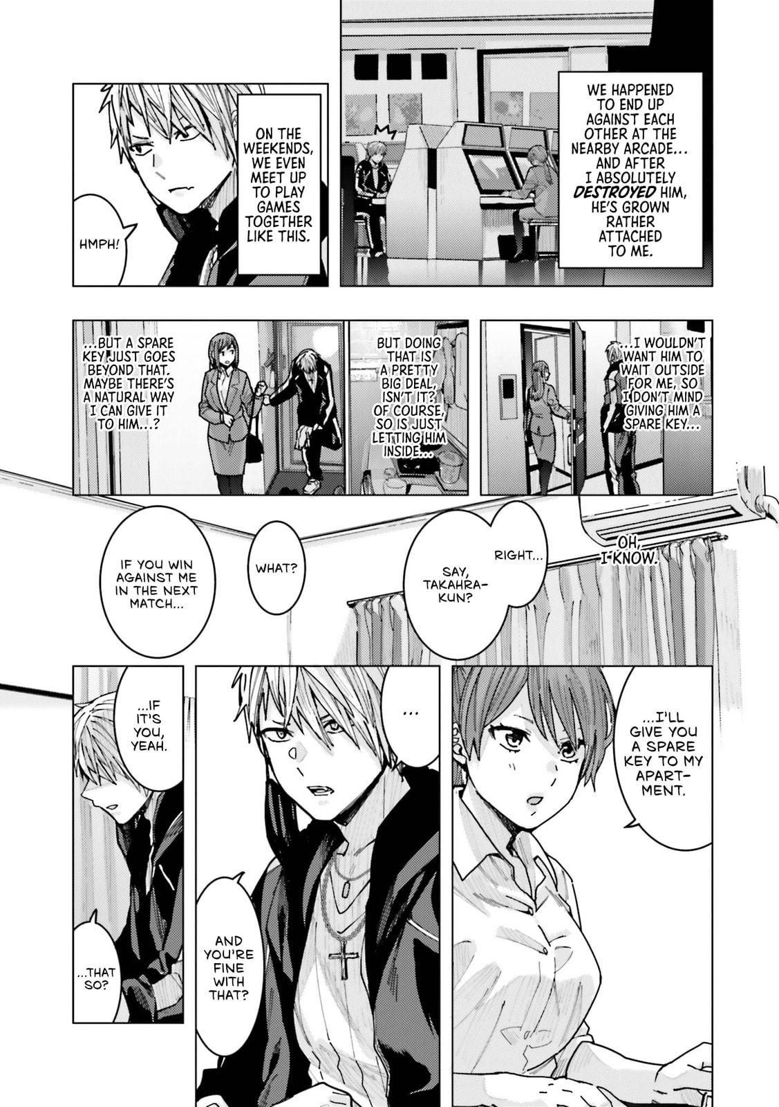 A Story About an Office Lady Who Ends Up Looking After a Clingy Delinquent High School Boy She Met at an Arcade