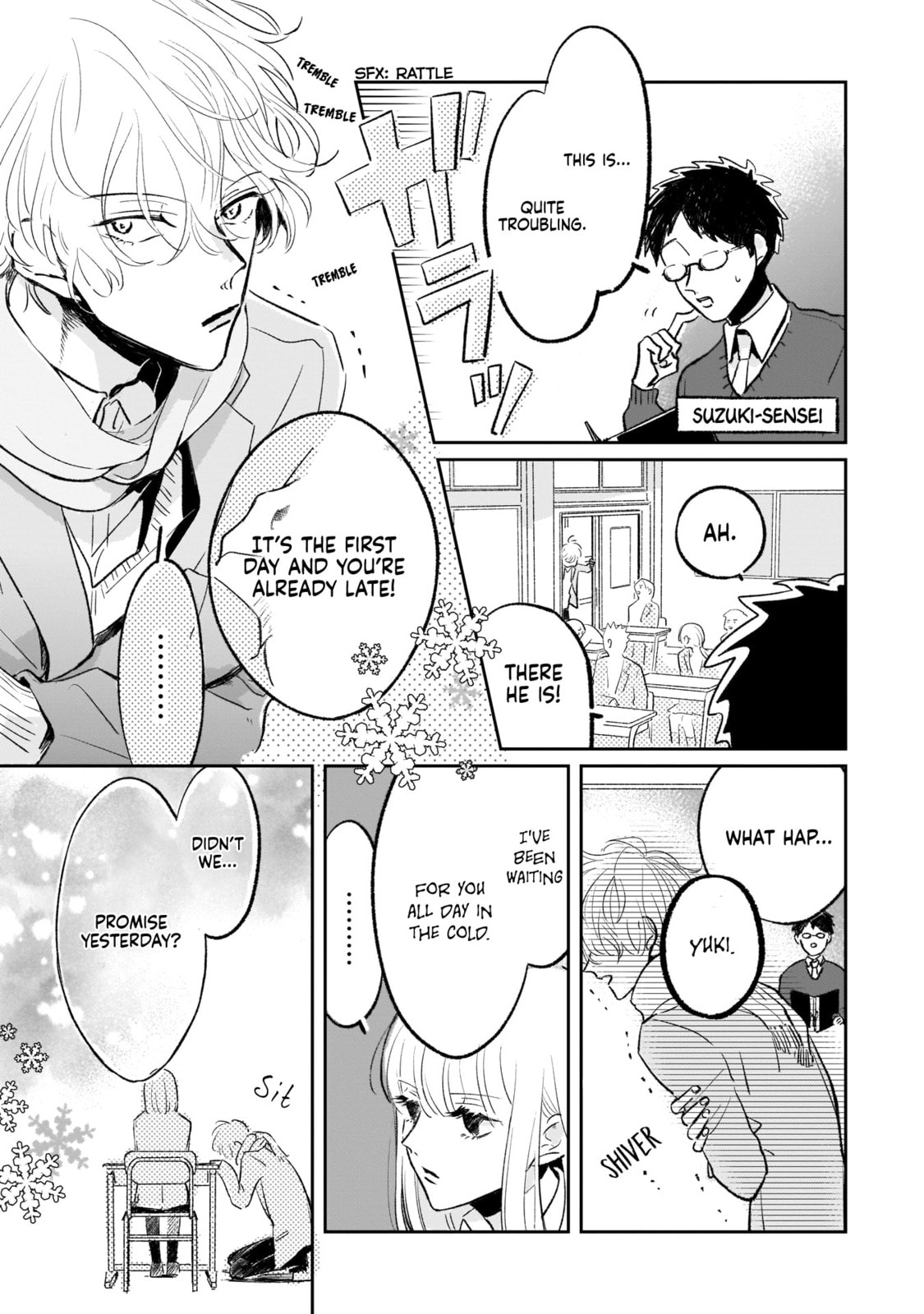 A Boy Sensitive to Cold & a Hard-Boiled Girl