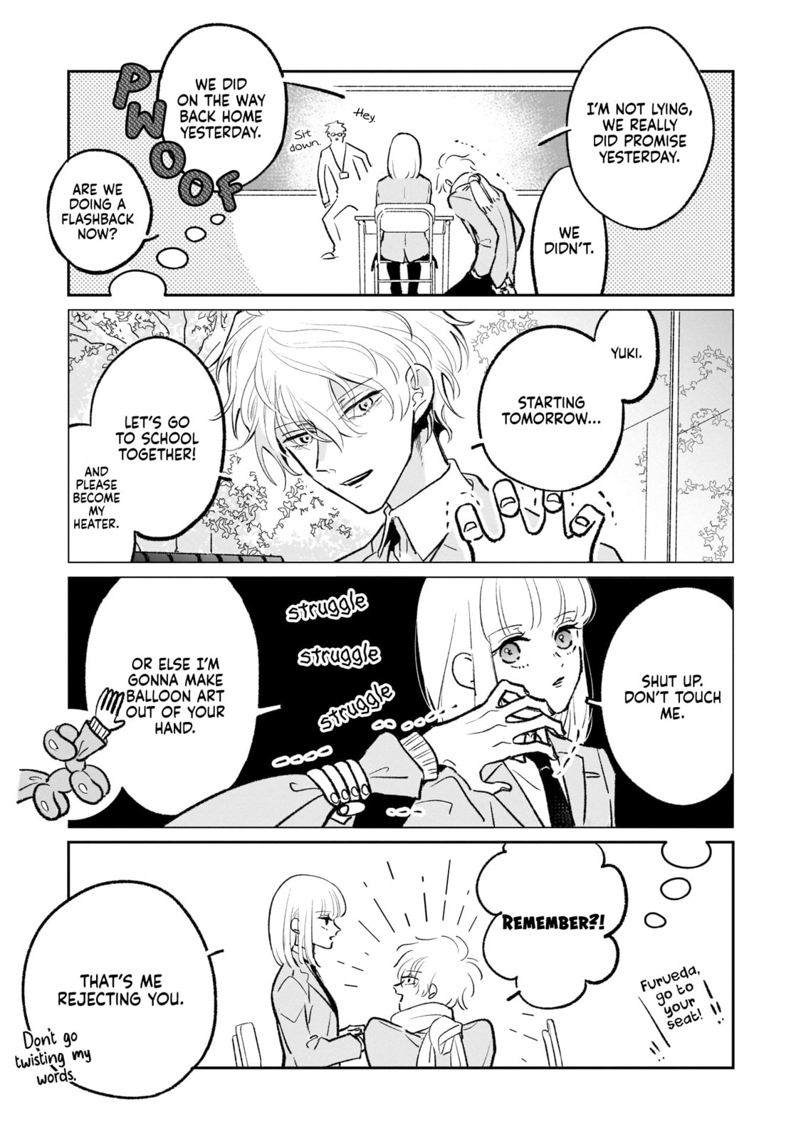 A Boy Sensitive to Cold & a Hard-Boiled Girl