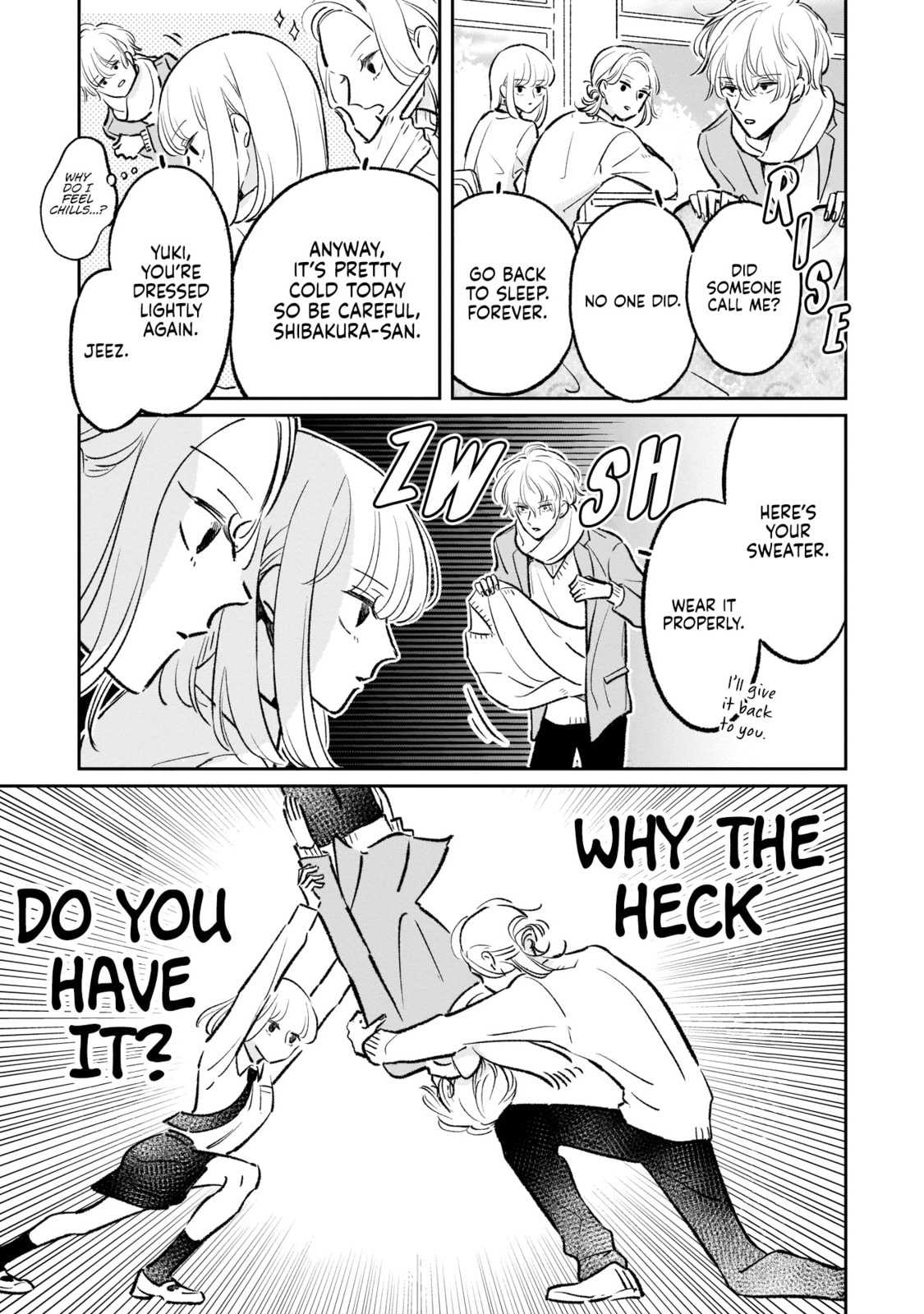 A Boy Sensitive to Cold & a Hard-Boiled Girl