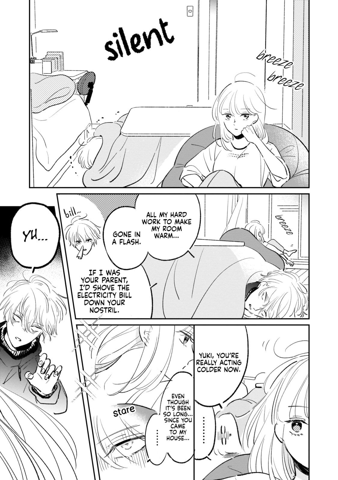 A Boy Sensitive to Cold & a Hard-Boiled Girl