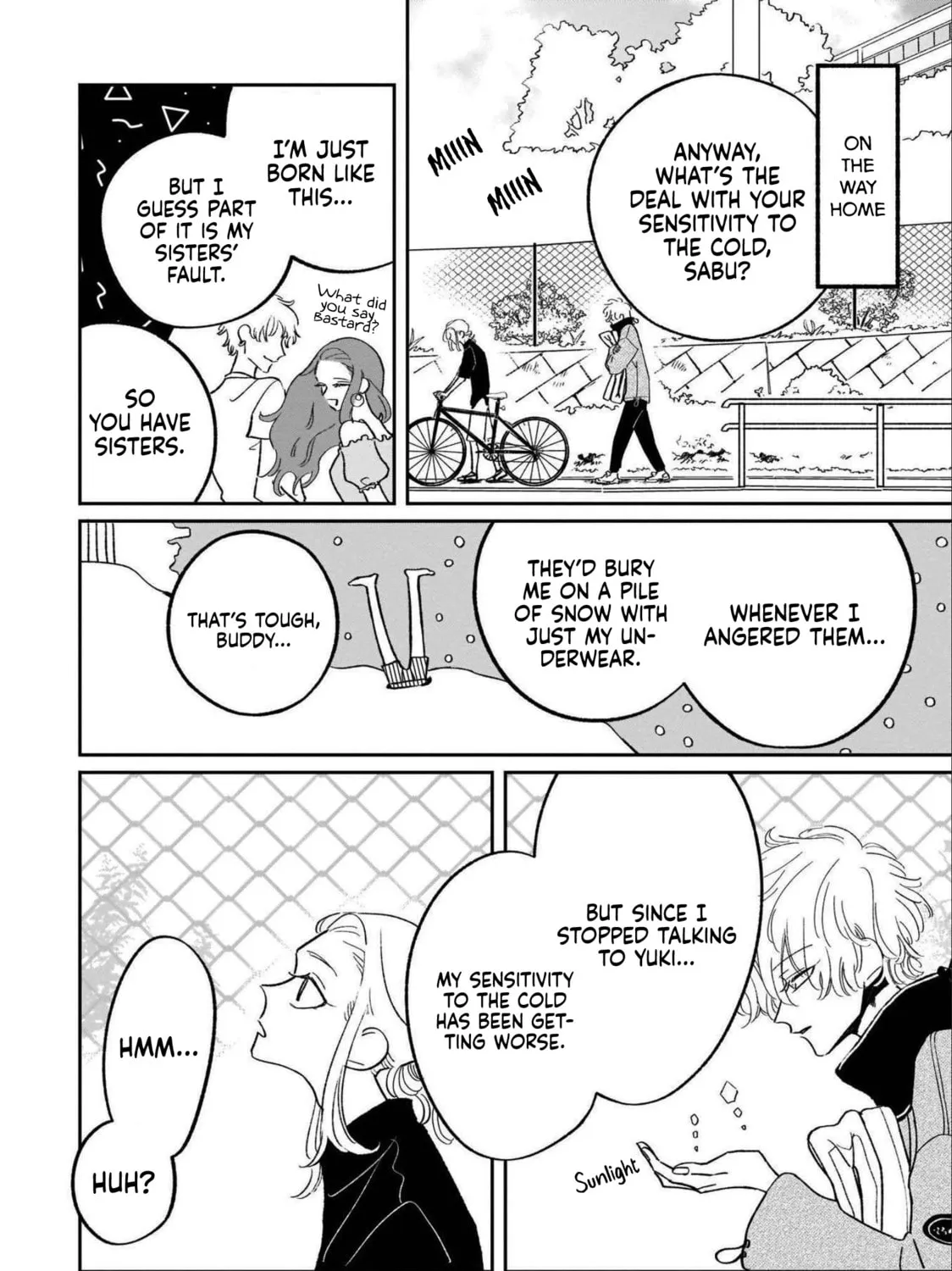 A Boy Sensitive to Cold & a Hard-Boiled Girl