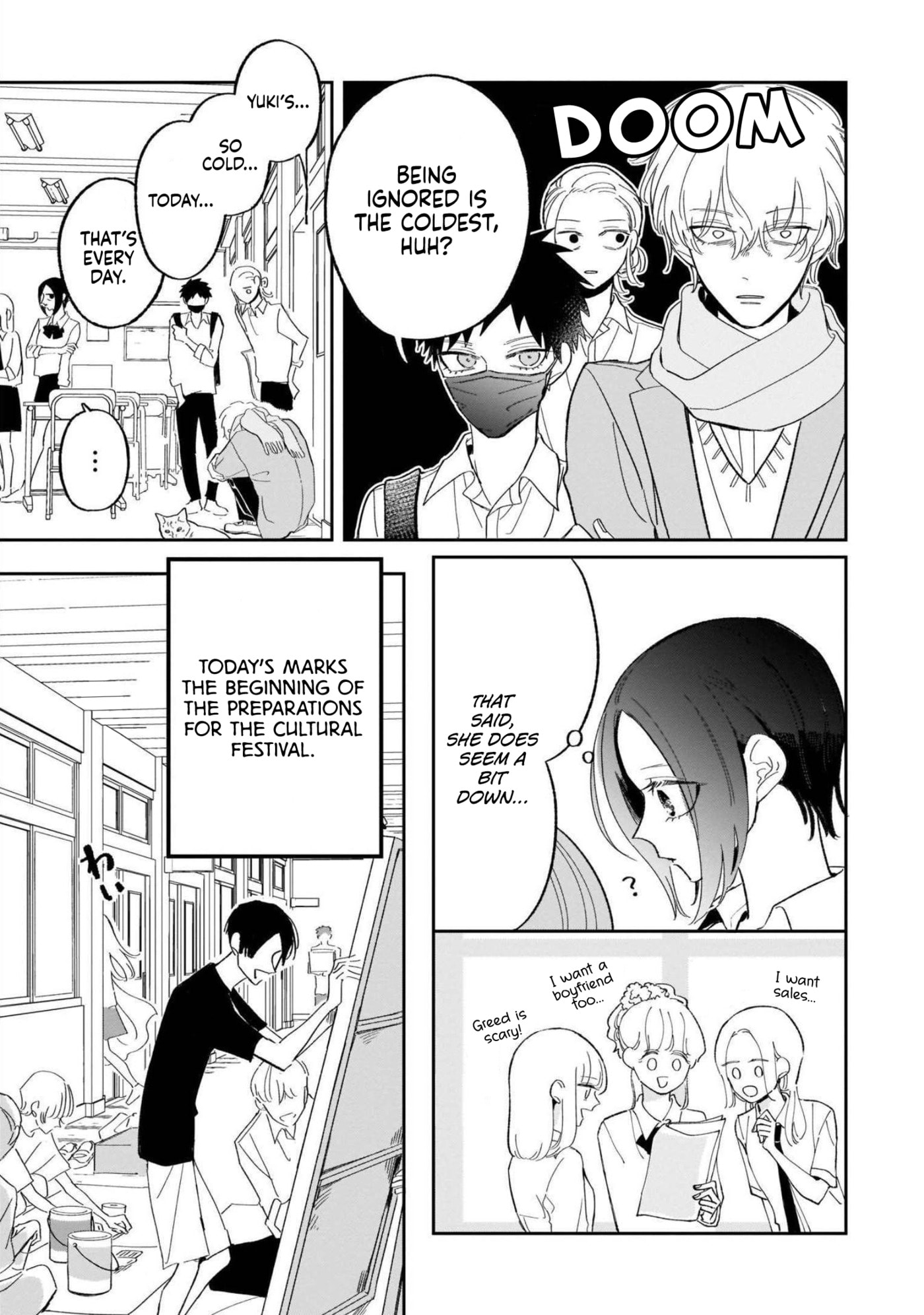 A Boy Sensitive to Cold & a Hard-Boiled Girl