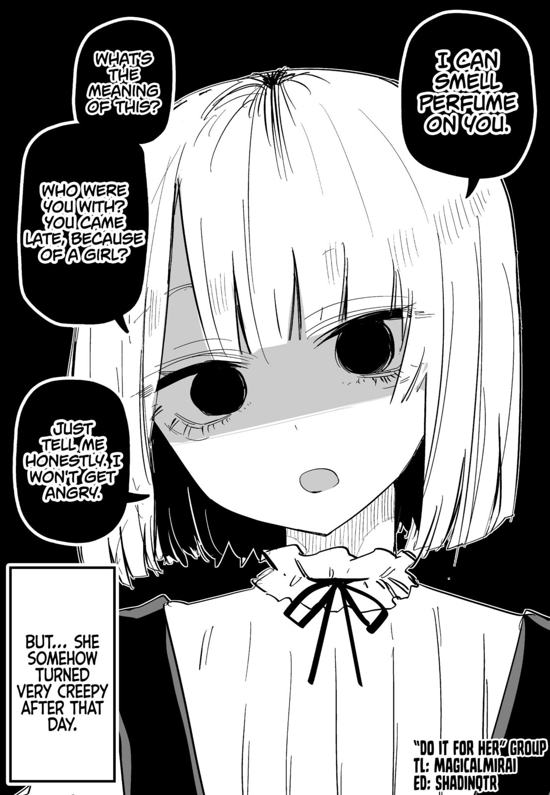 My Sister Who Cannot Stand Me Is Scary