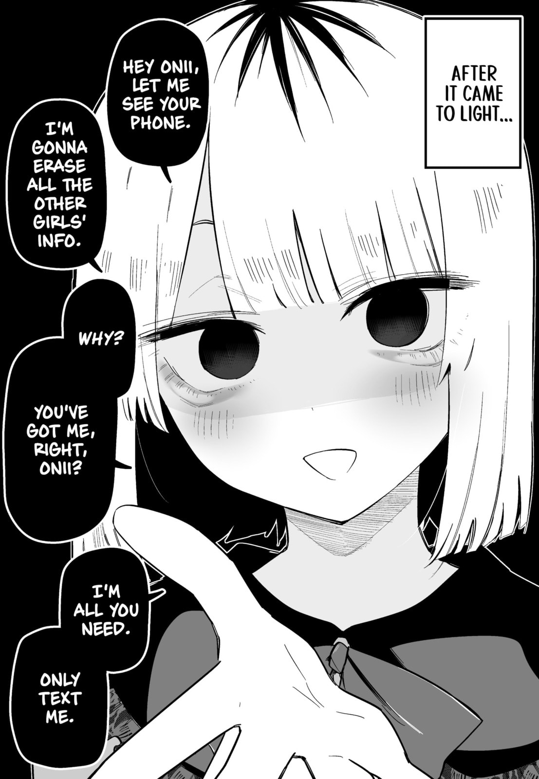 My Sister Who Cannot Stand Me Is Scary