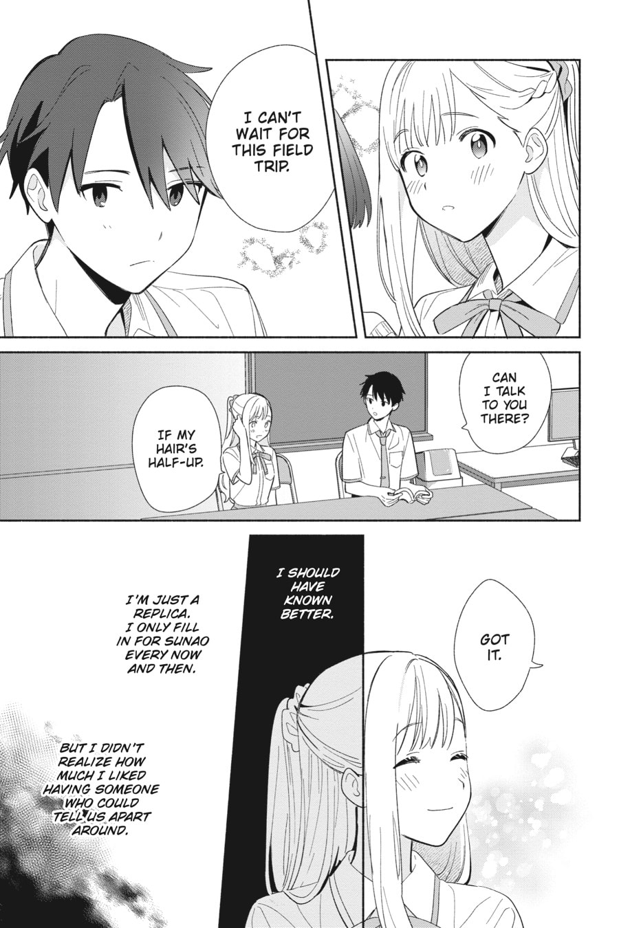 Even a Replica Can Fall in Love