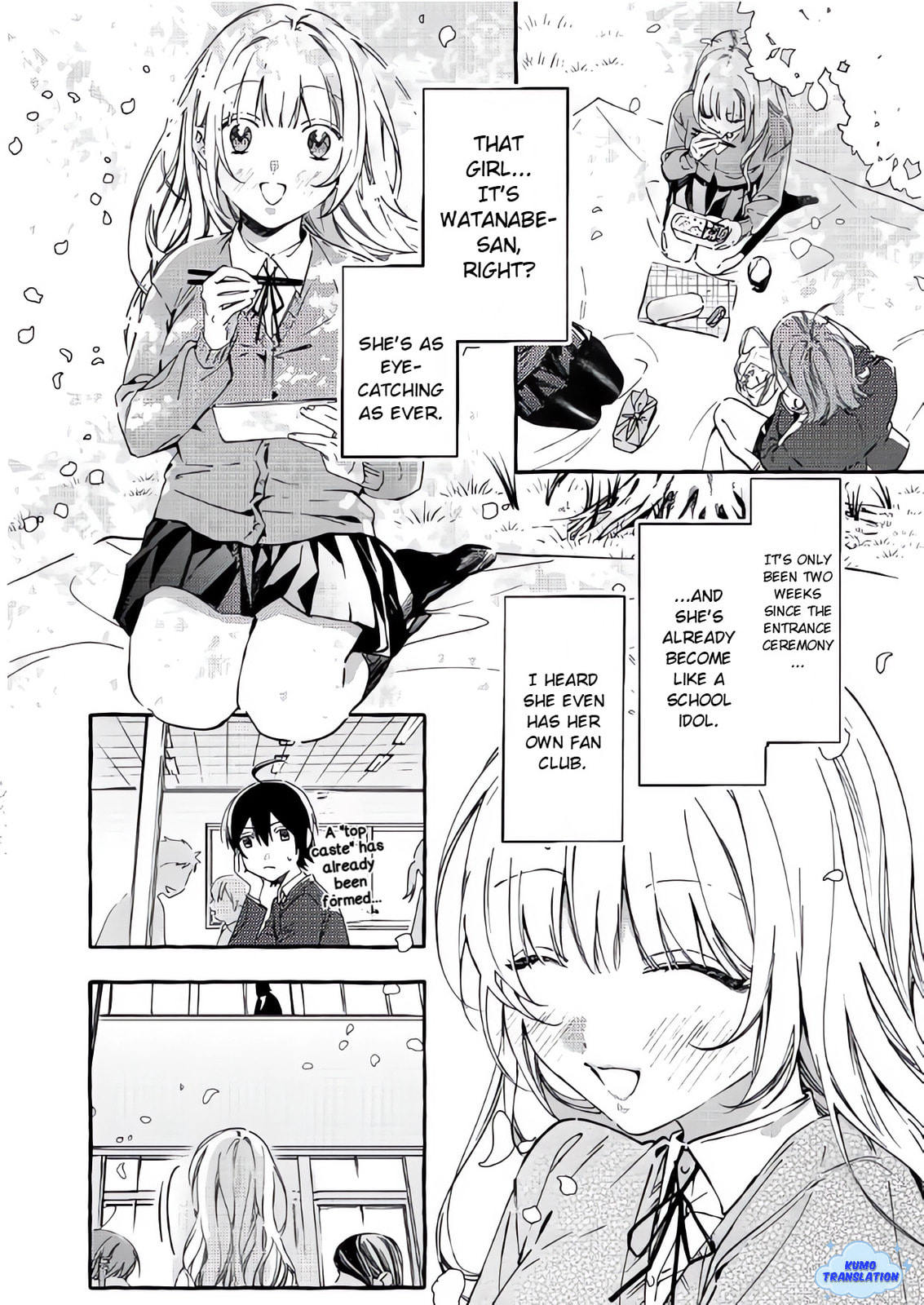 The School's Madonna, Watanabe-san, for Some Reason Asks My Schedule Every Week