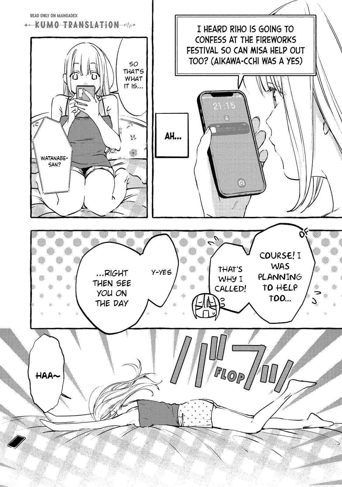 The School's Madonna, Watanabe-san, for Some Reason Asks My Schedule Every Week