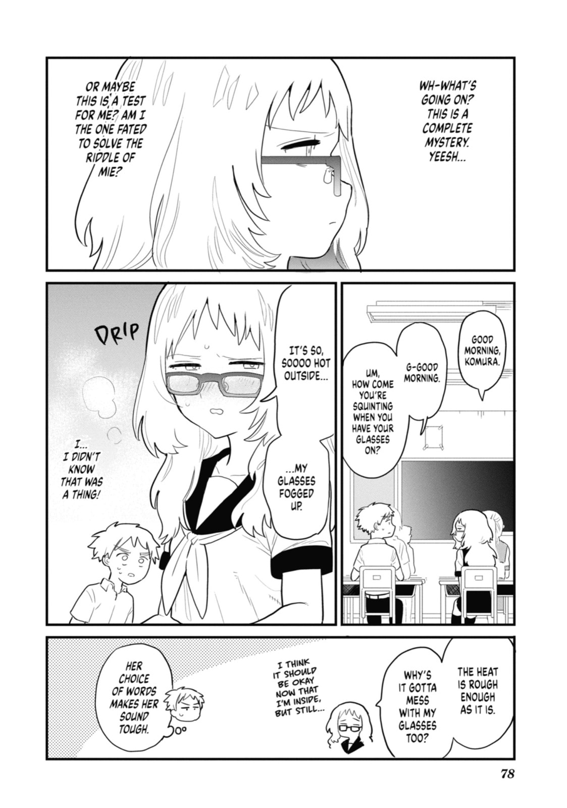 The Girl I Like Forgot Her Glasses