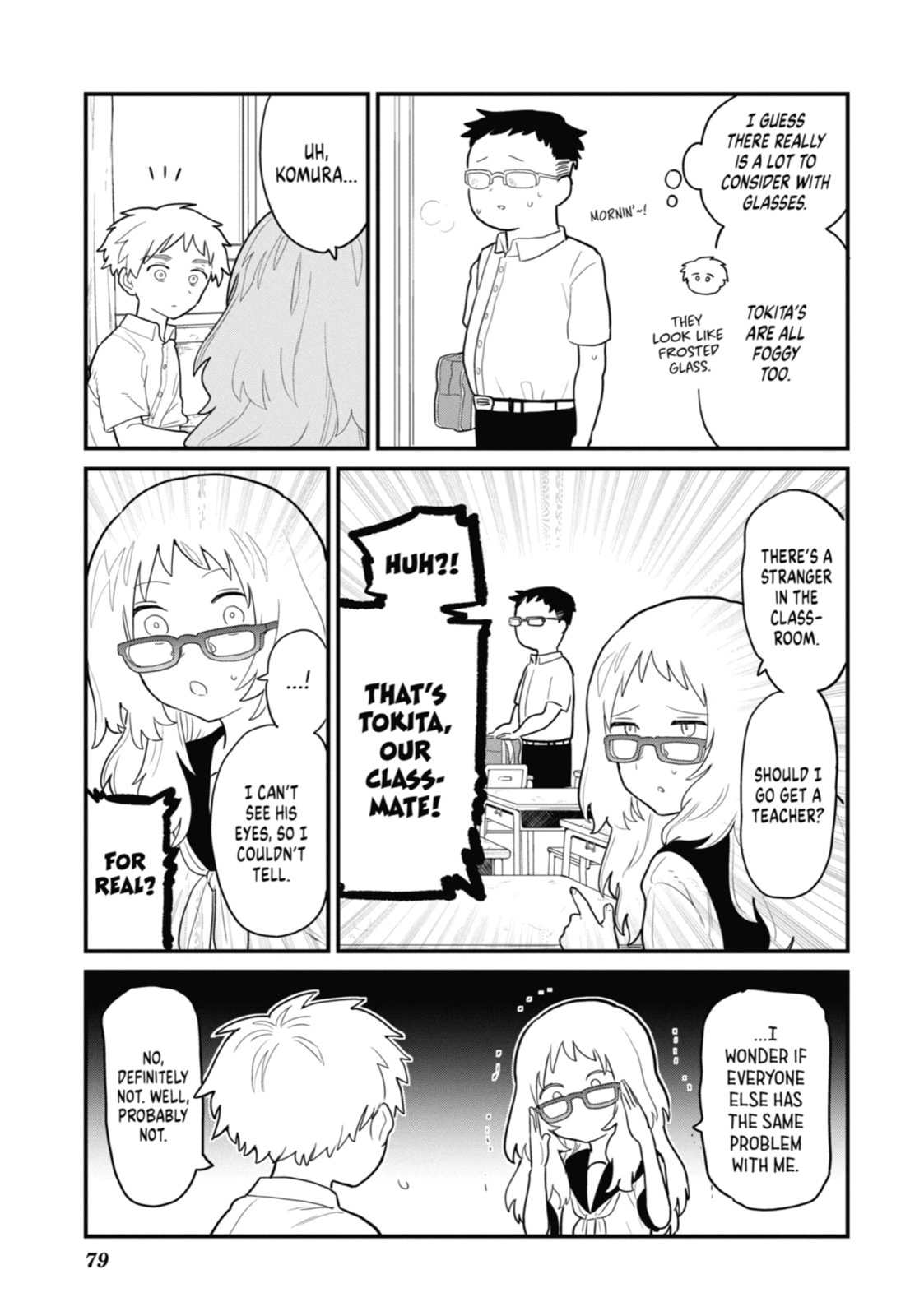 The Girl I Like Forgot Her Glasses