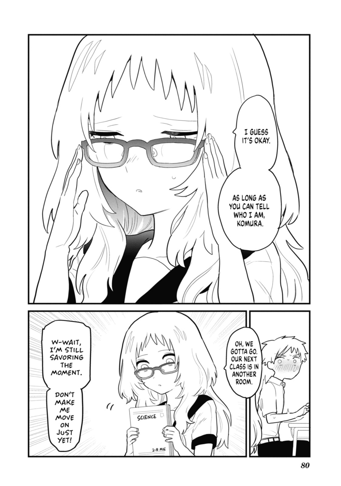 The Girl I Like Forgot Her Glasses