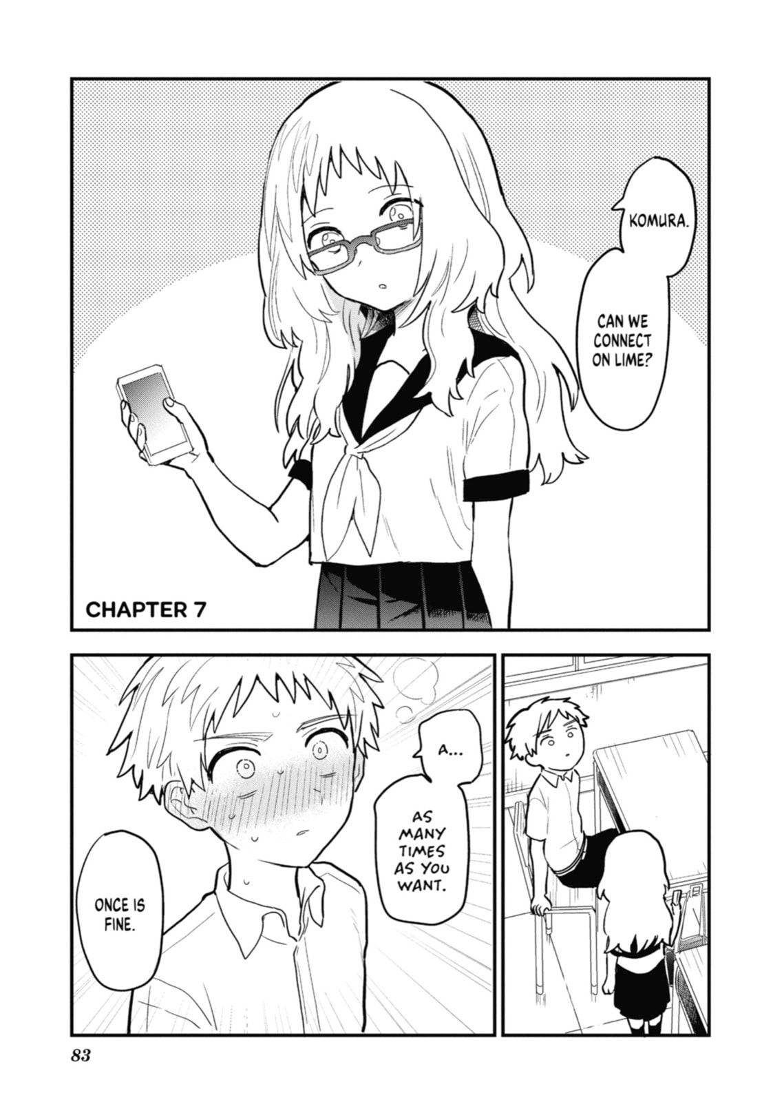 The Girl I Like Forgot Her Glasses