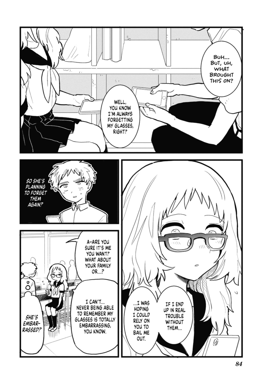 The Girl I Like Forgot Her Glasses