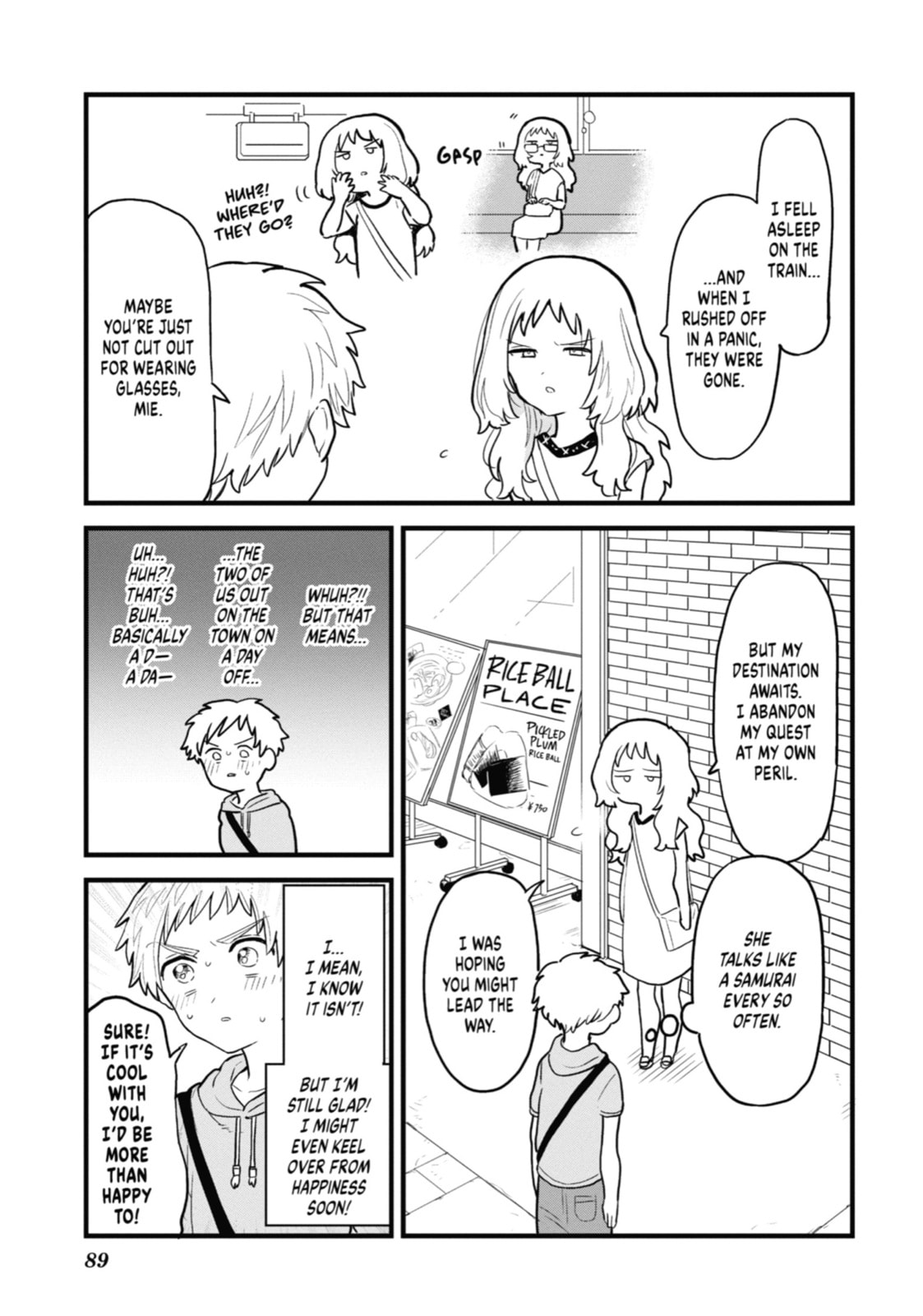 The Girl I Like Forgot Her Glasses