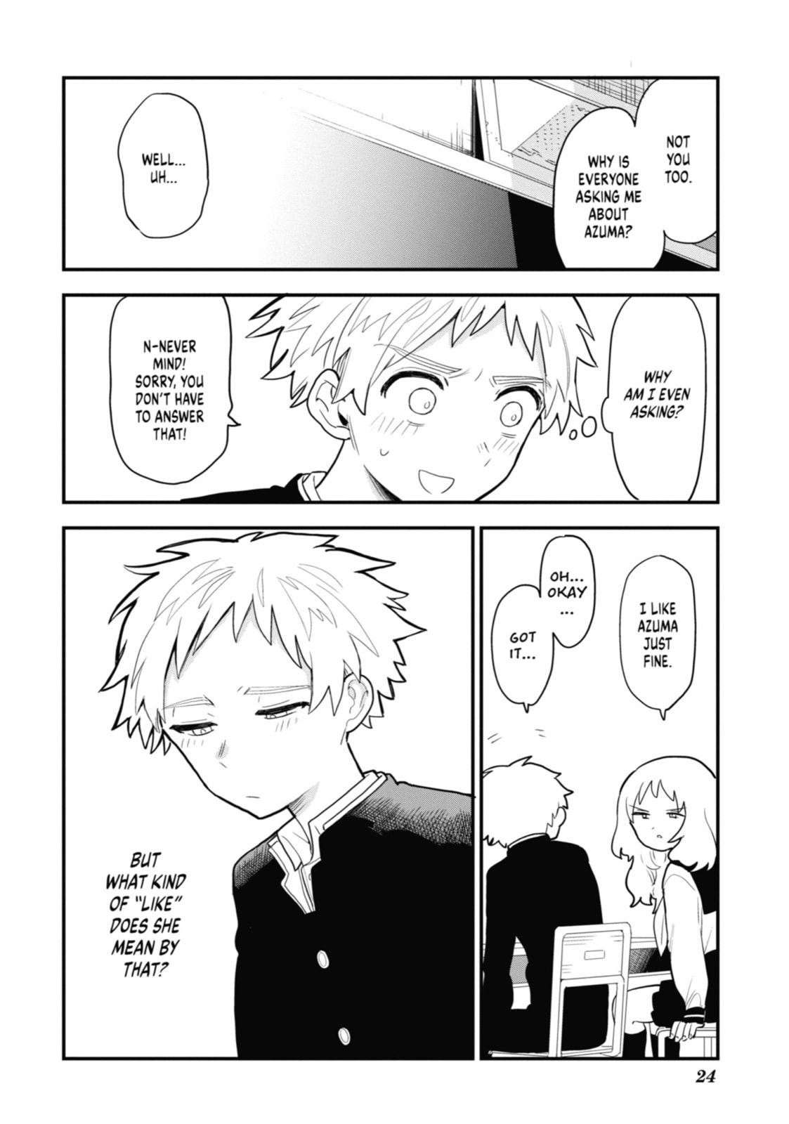 The Girl I Like Forgot Her Glasses