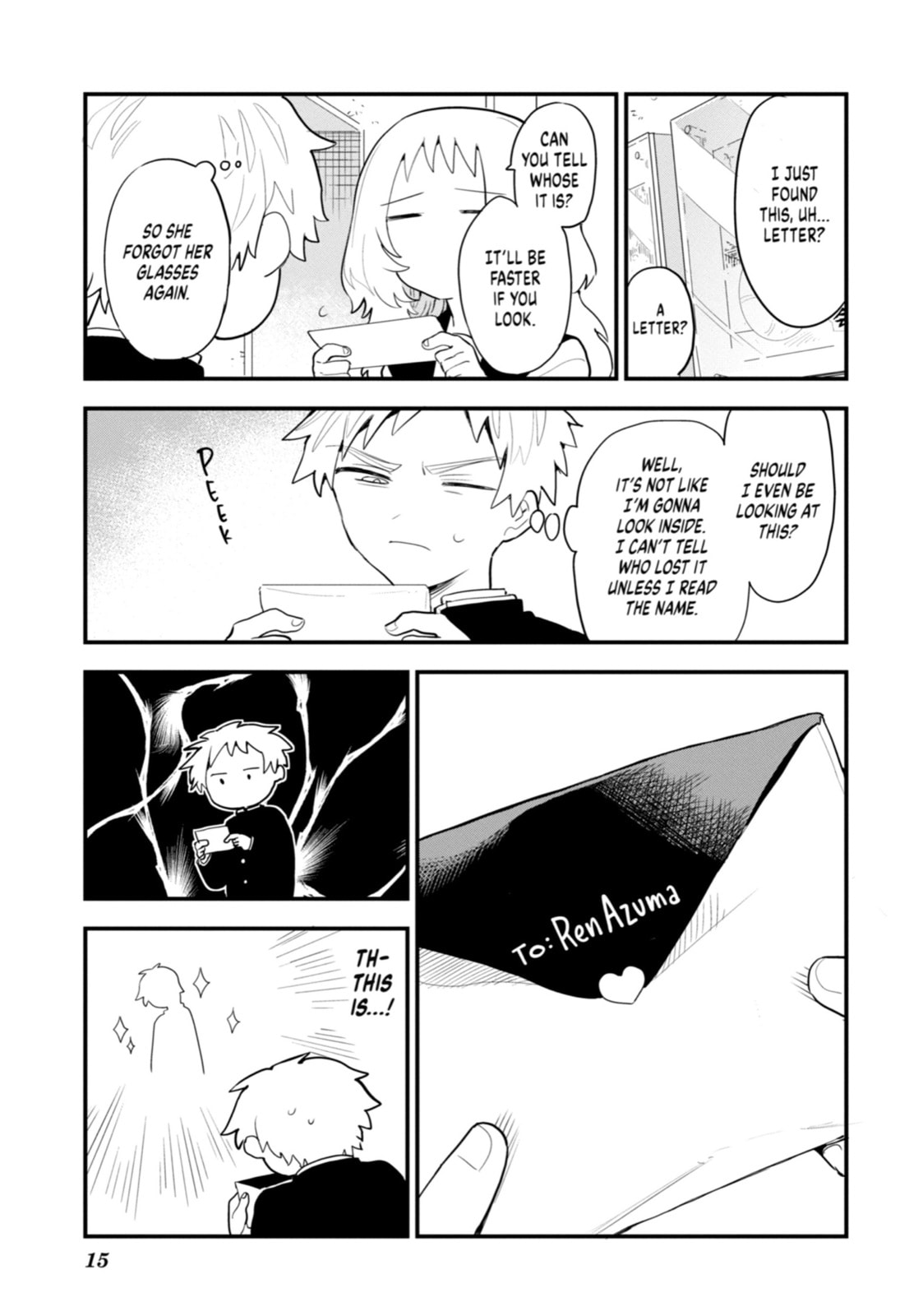 The Girl I Like Forgot Her Glasses