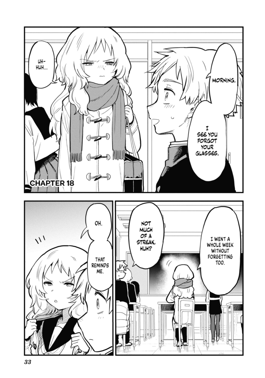 The Girl I Like Forgot Her Glasses