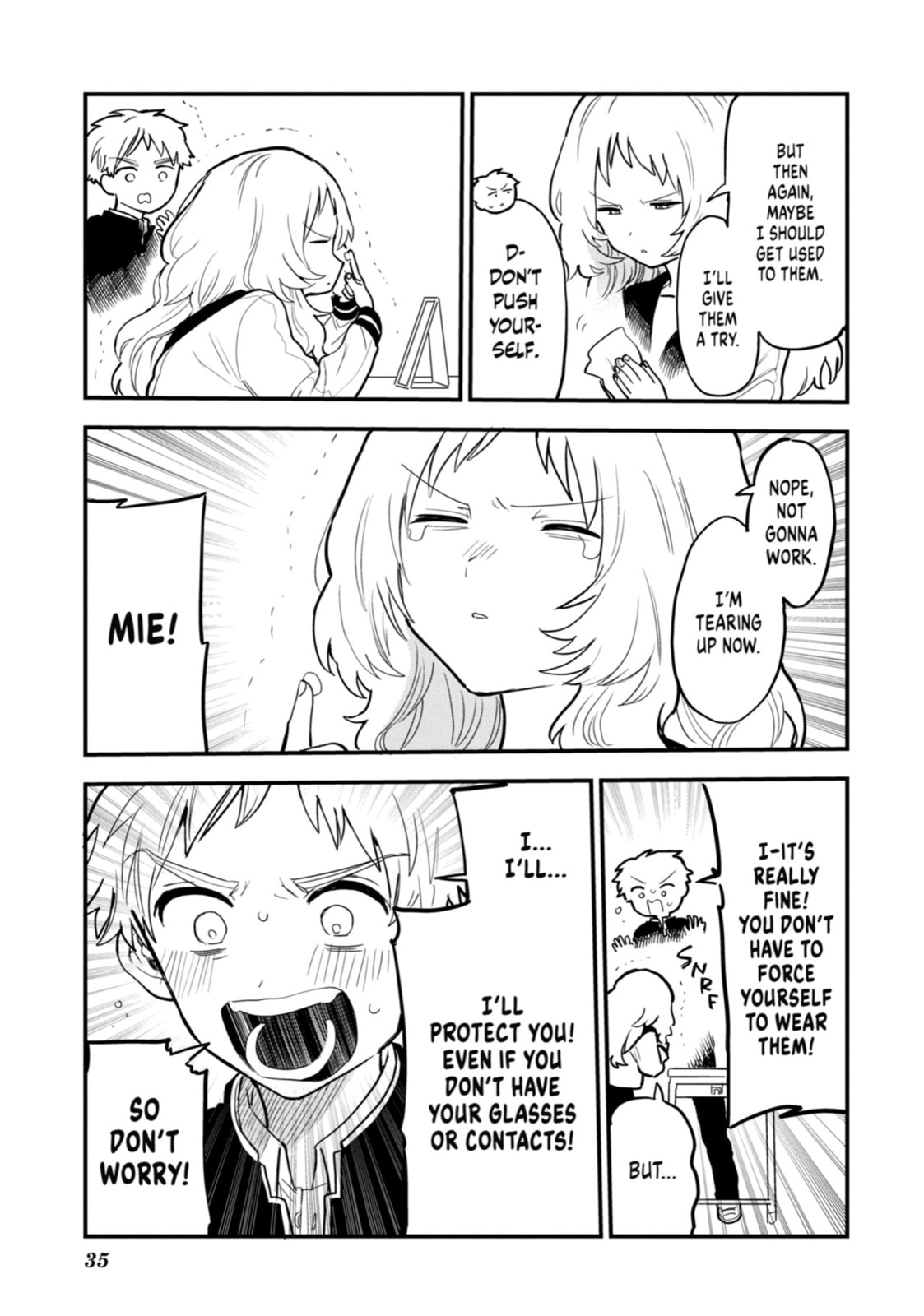 The Girl I Like Forgot Her Glasses