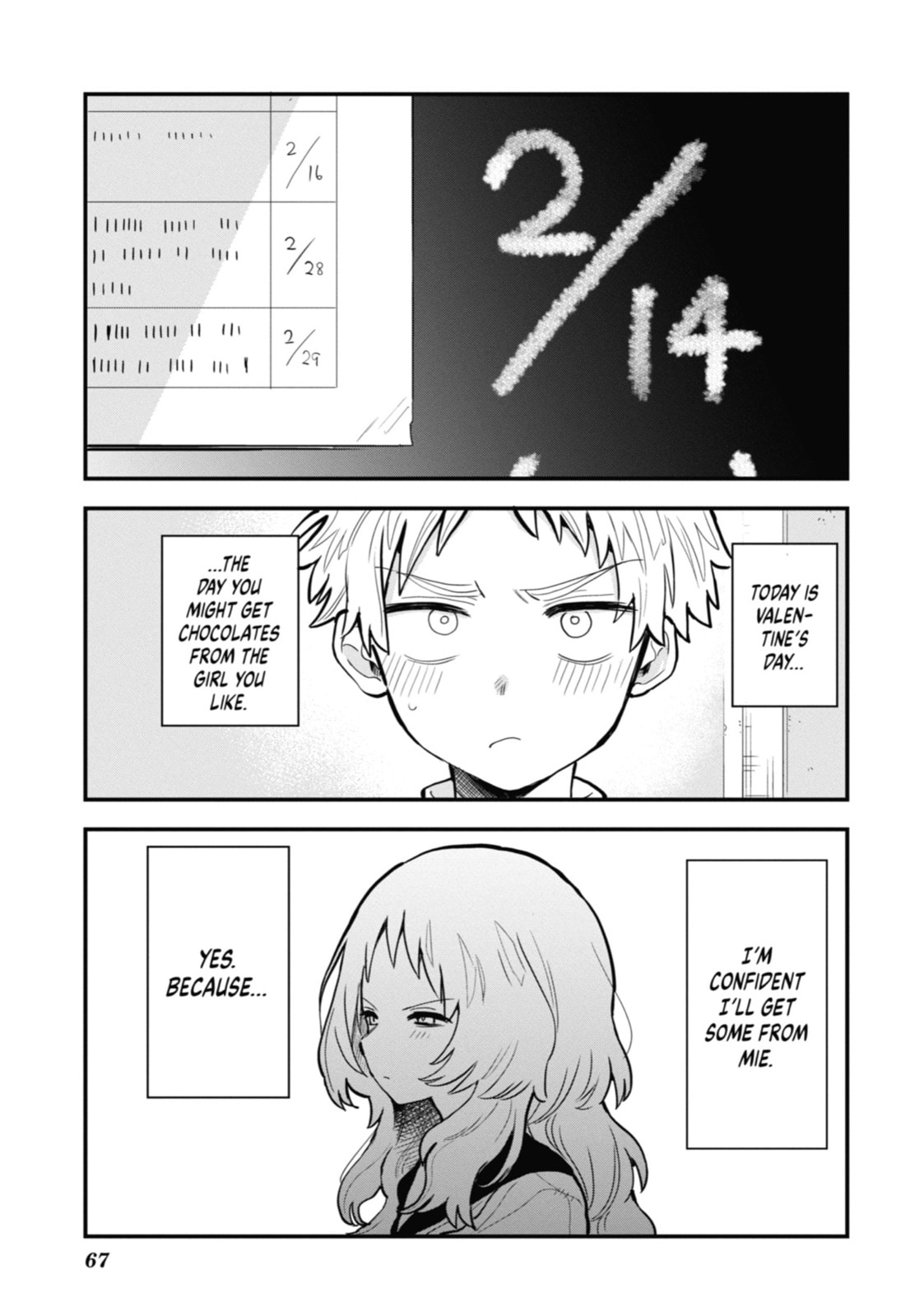 The Girl I Like Forgot Her Glasses