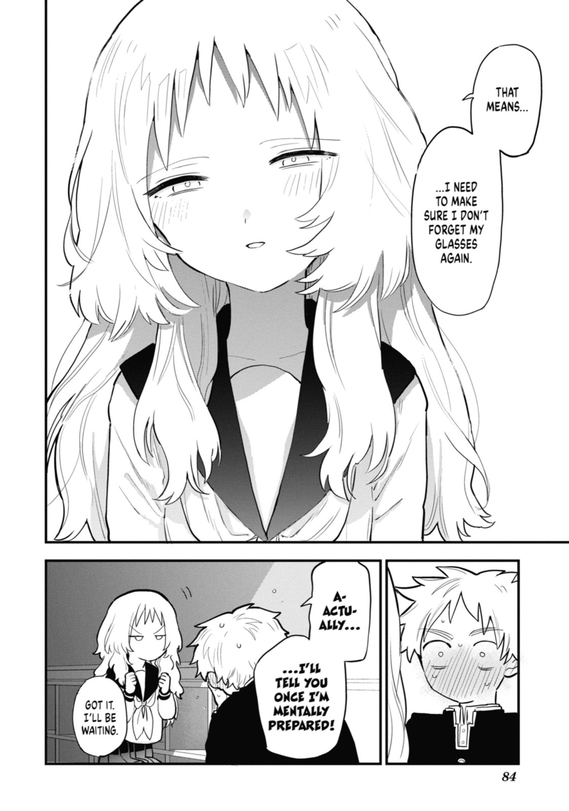 The Girl I Like Forgot Her Glasses