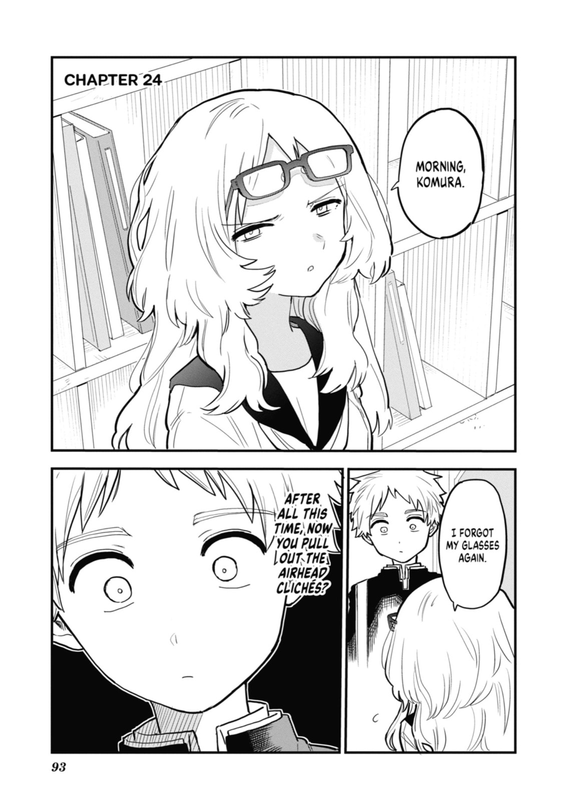 The Girl I Like Forgot Her Glasses