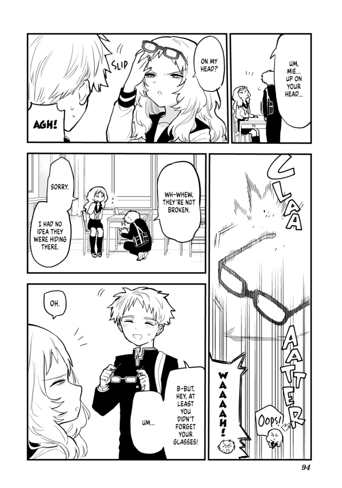 The Girl I Like Forgot Her Glasses